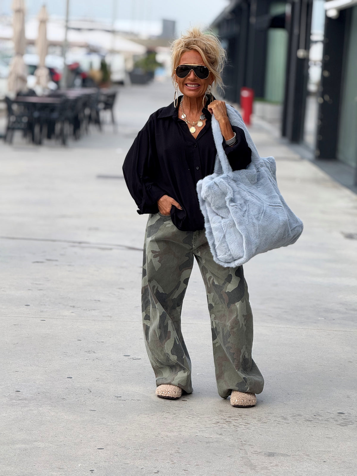 PANTALON CAMUFLAJE MAGDA MULTICOLOR