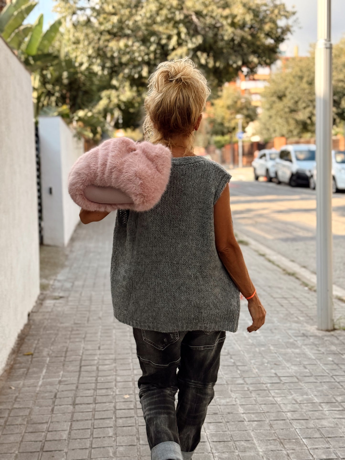 CHALECO DE PUNTO BENEDICTA MULTICOLOR