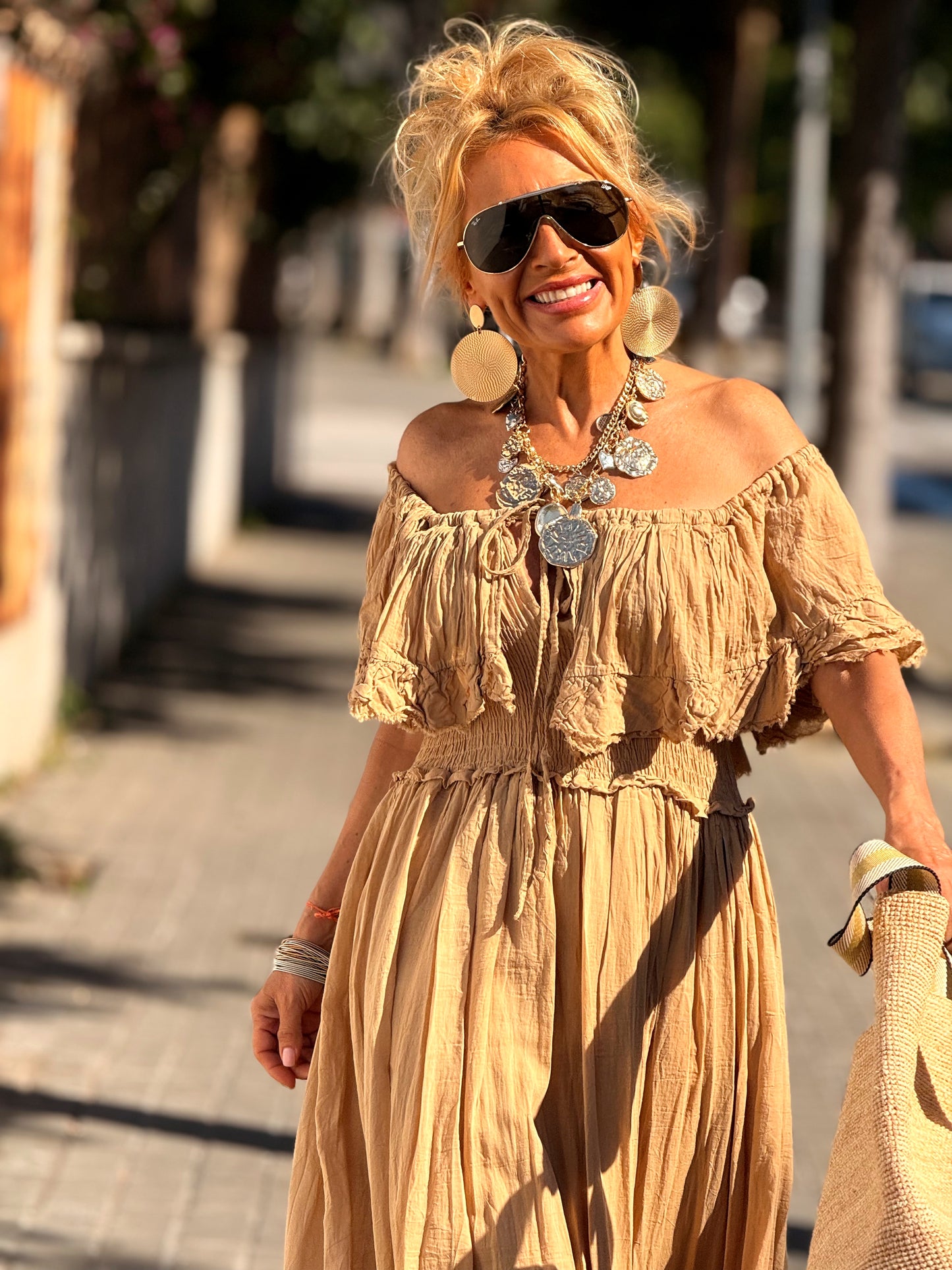 VESTIDO BOHO MULTICOLOR