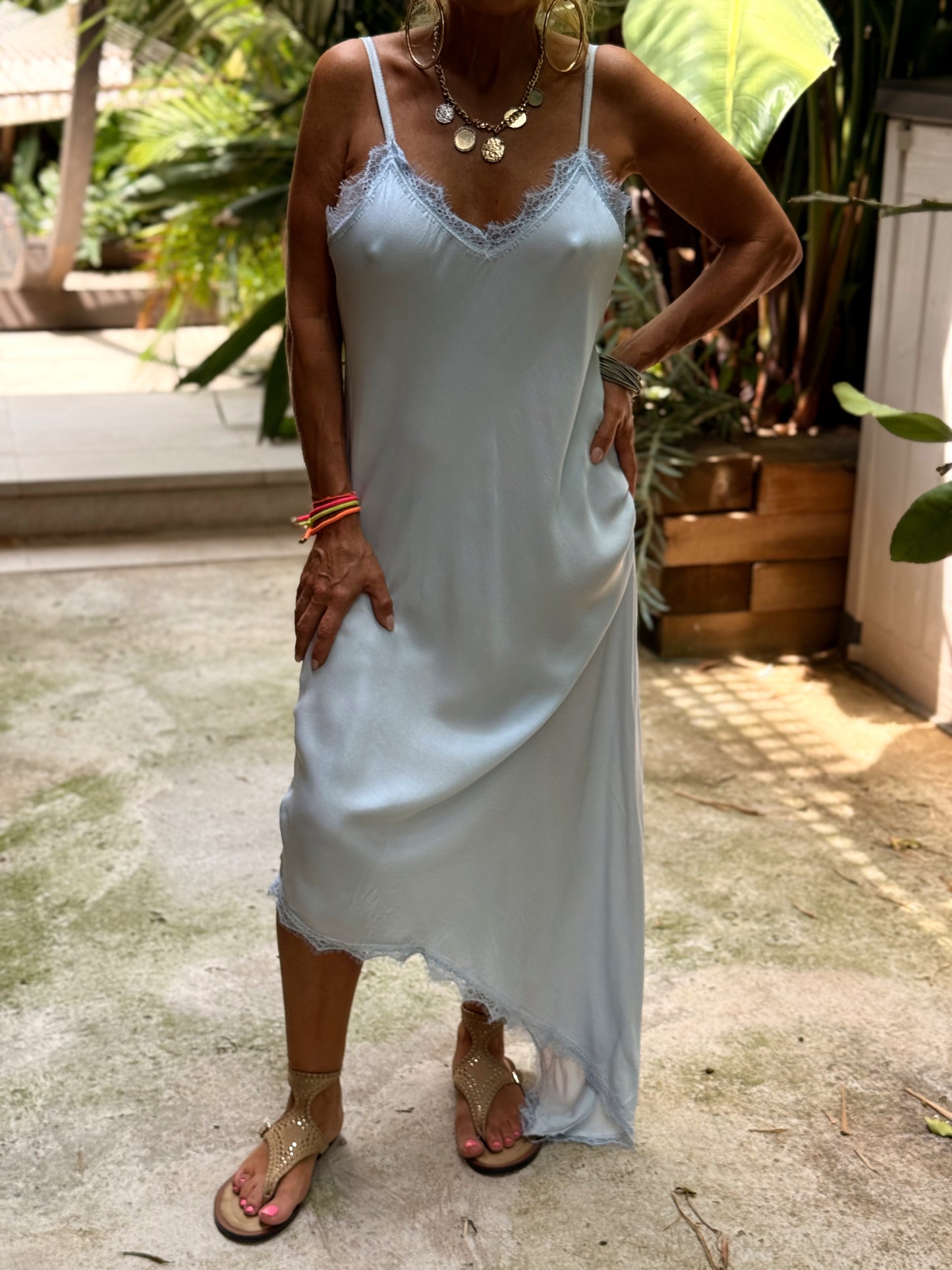 VESTIDO ASIMÉTRICO LOURDES MULTICOLOR