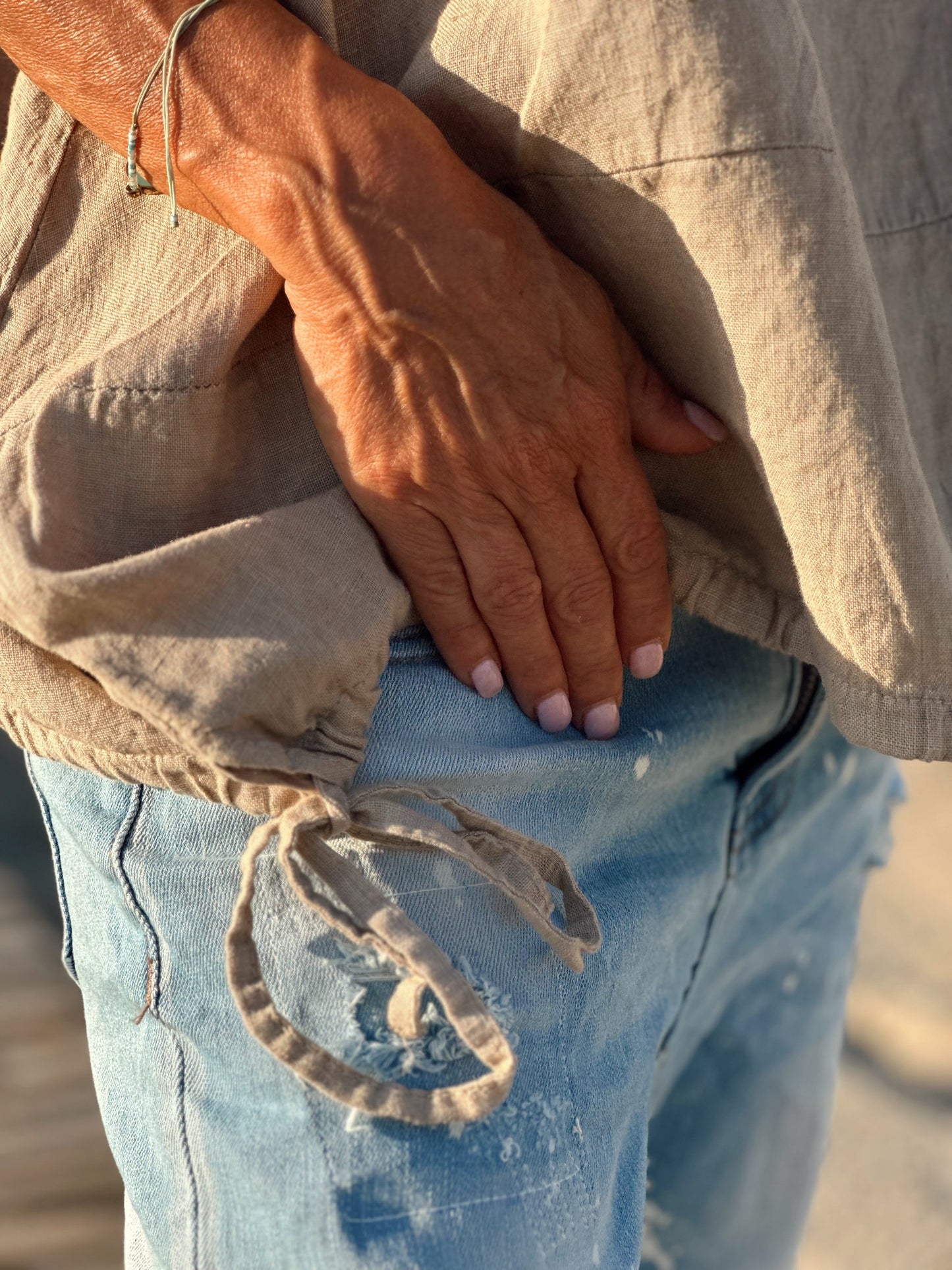 BLUSA LINO ARTHUR MULTICOLOR