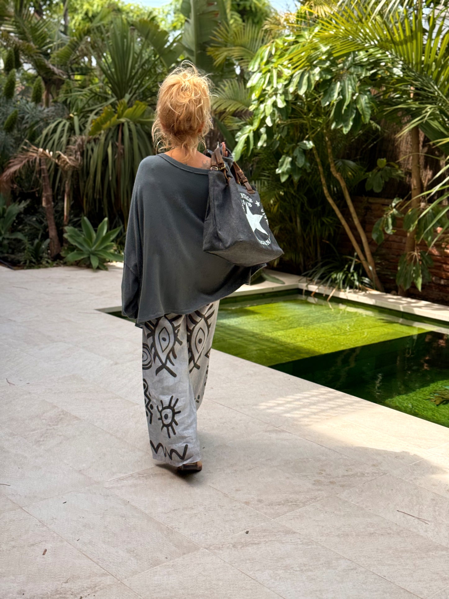 PANTALON LINO ÉTNICO MULTICOLOR