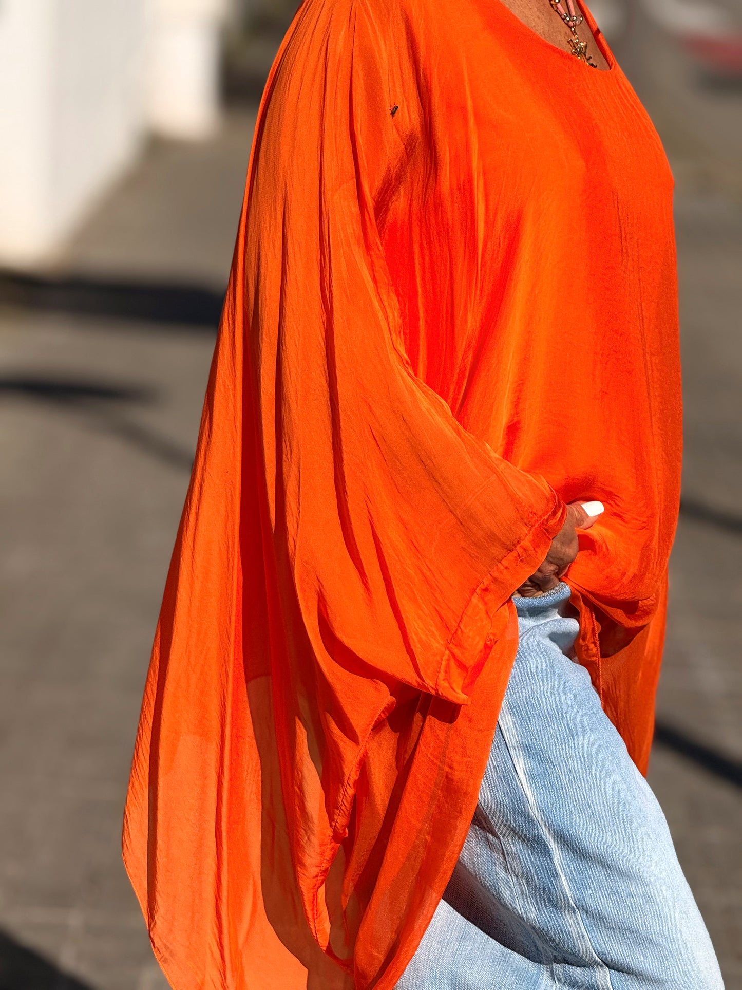 BLUSA CON TOP OVERSIZE ASIMÉTRICA NOA MULTICOLOR