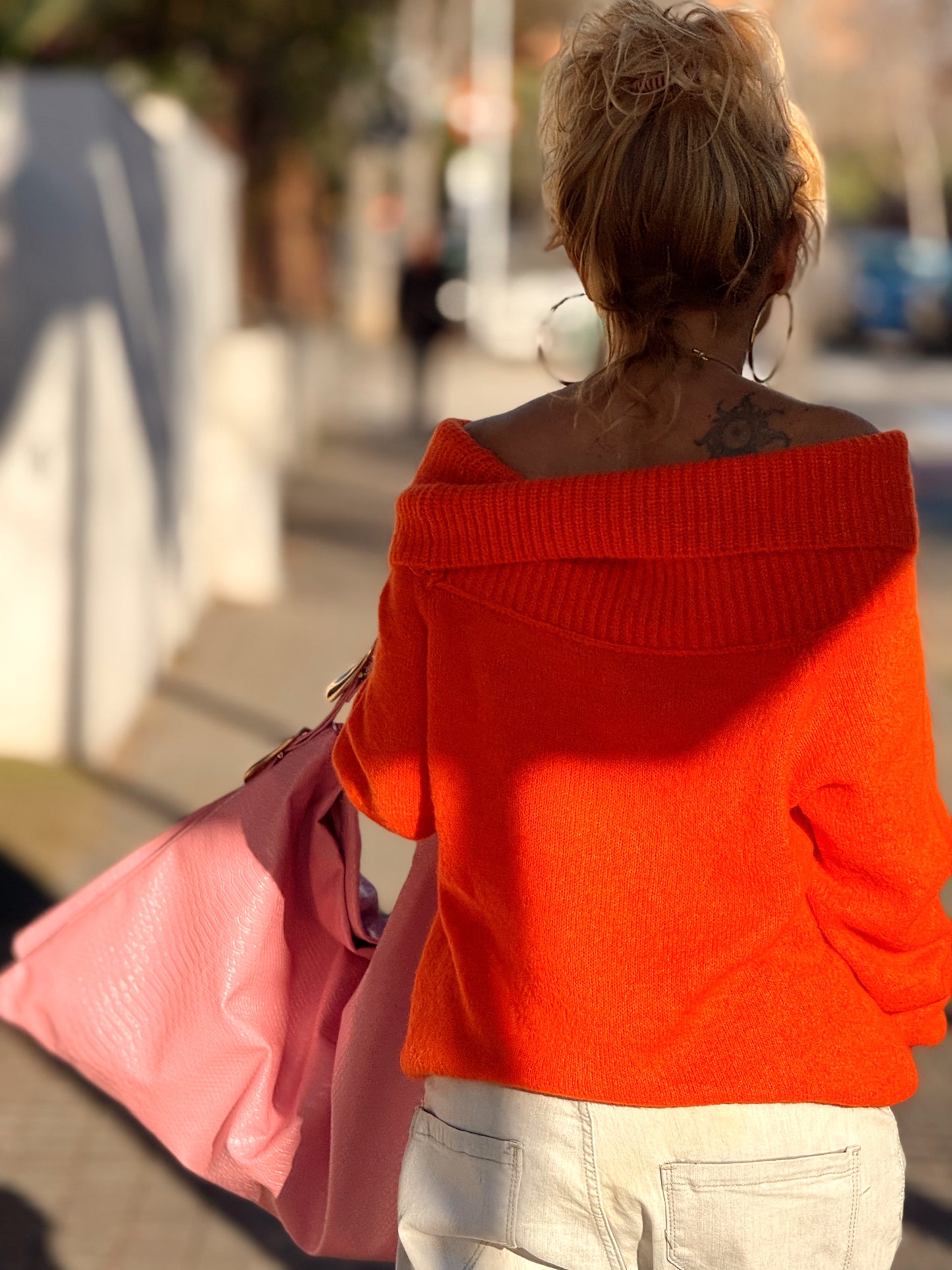 JERSEY DE PUNTO BARDOT MULTICOLOR