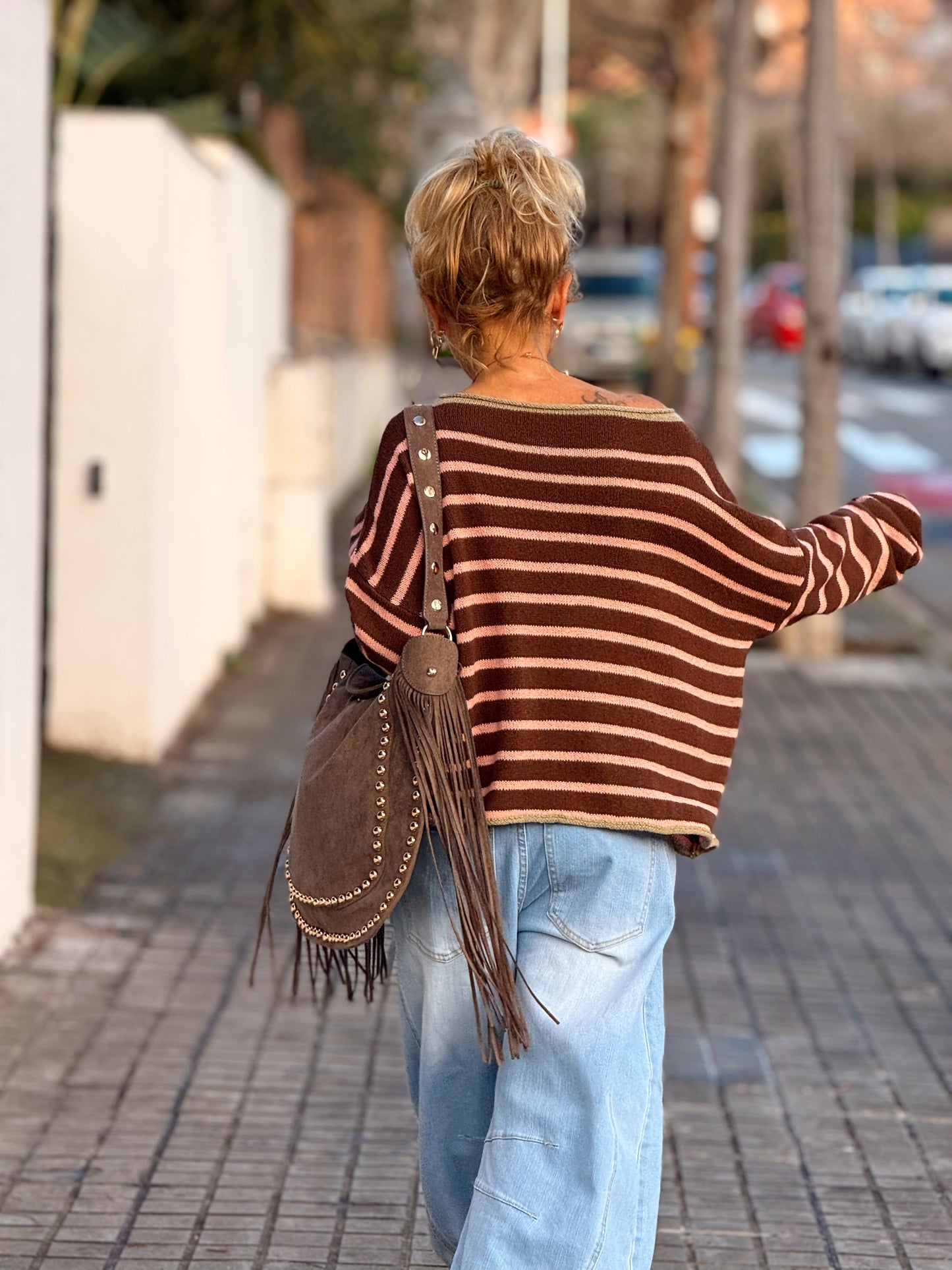 BOLSO TACHAS MULTICOLOR