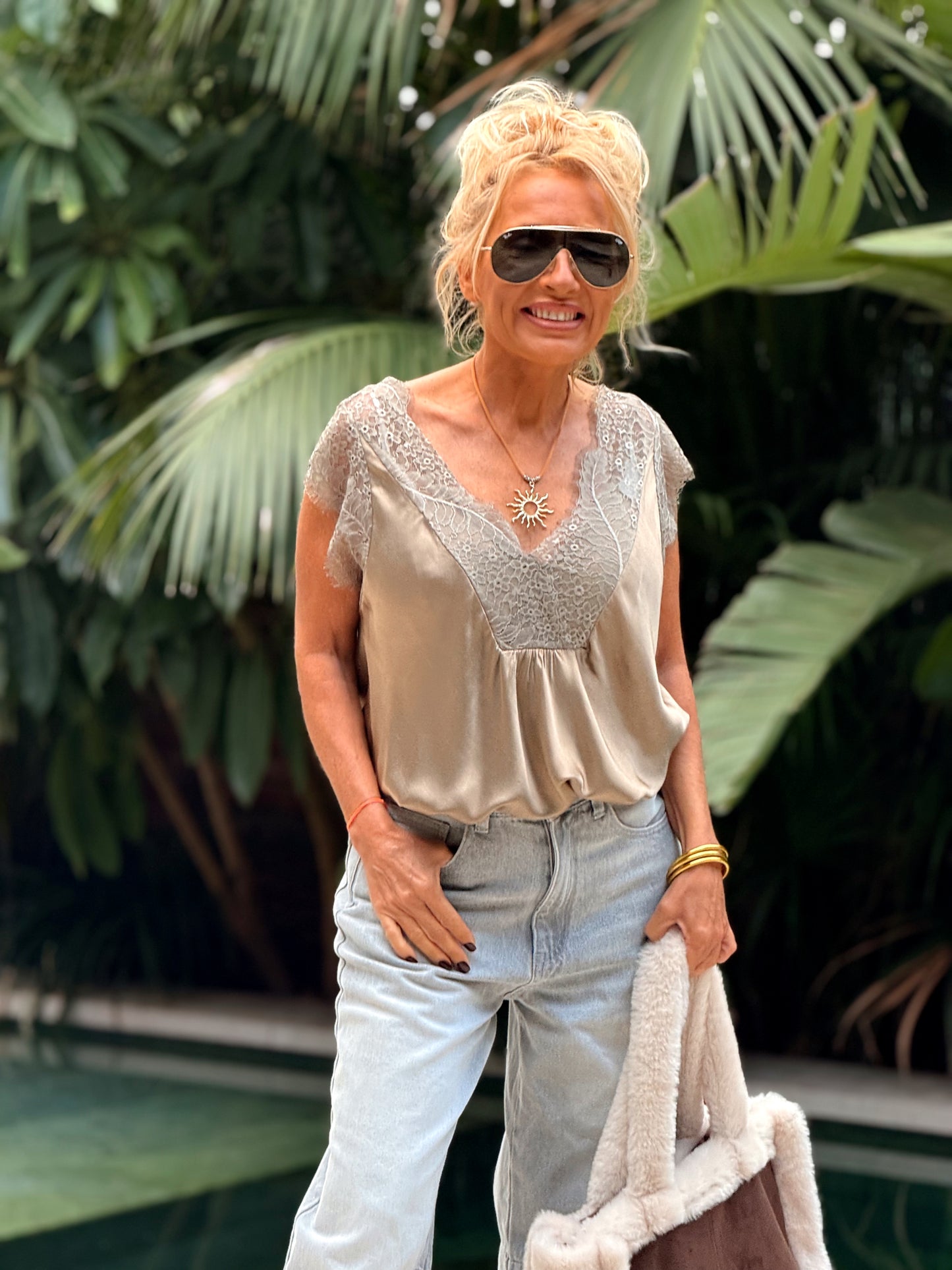 TOP LENCERO OVERSIZE STELLA MULTICOLOR