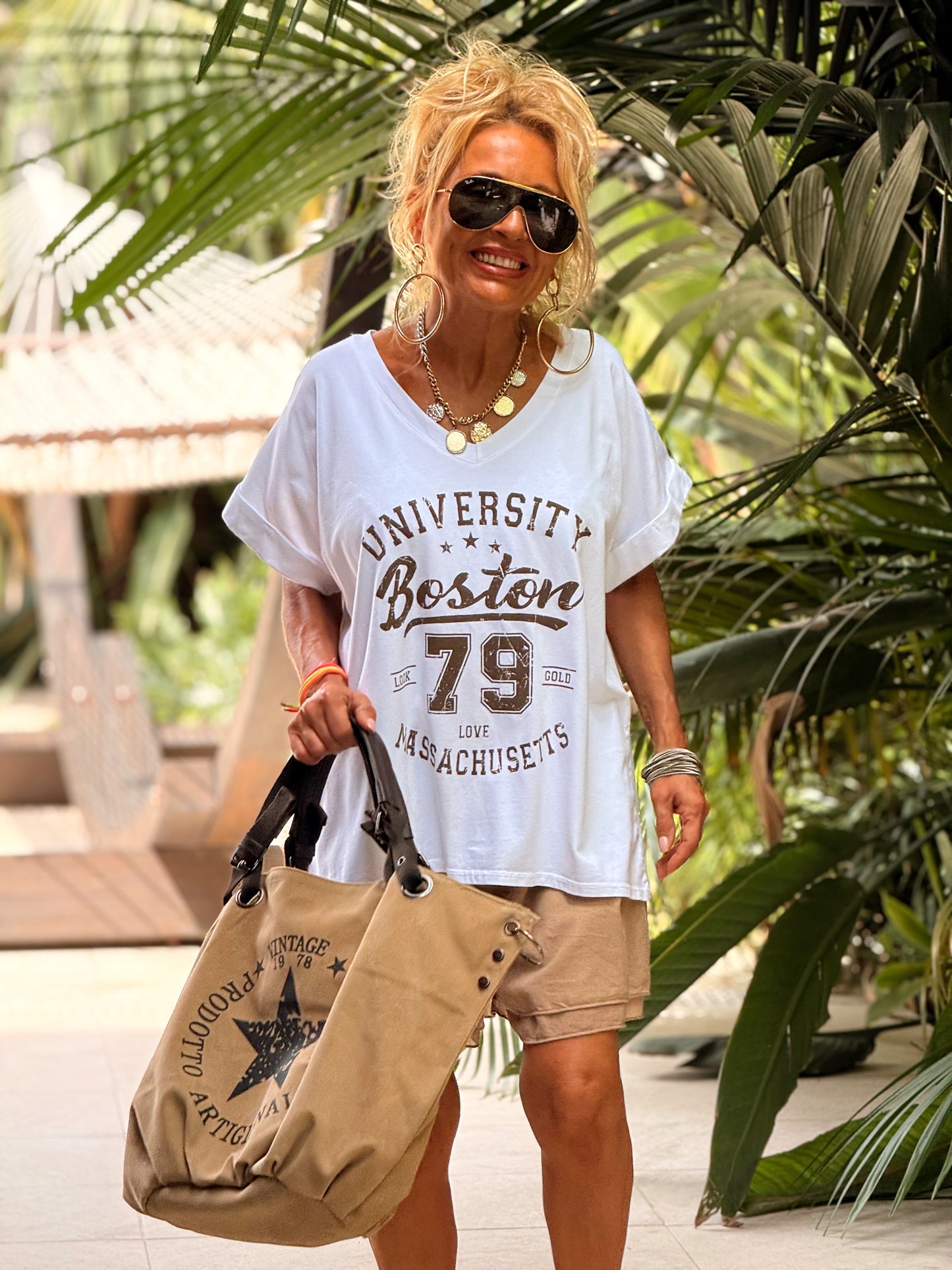 SHORT OVERSIZE MELEY MULTICOLOR