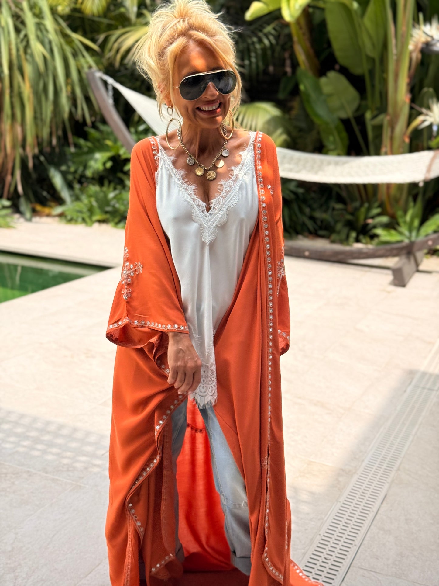 KIMONO SUPER OVERSIZE MENORCA MULTICOLOR