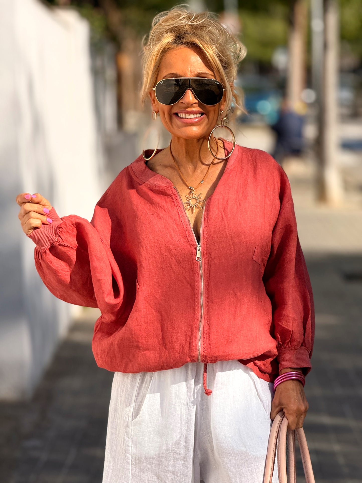 BOMBER LINO CAMILLE MULTICOLOR