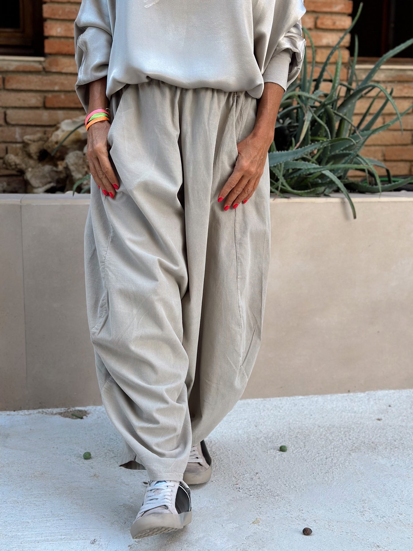 PANTALON PANA MIA BEIGE