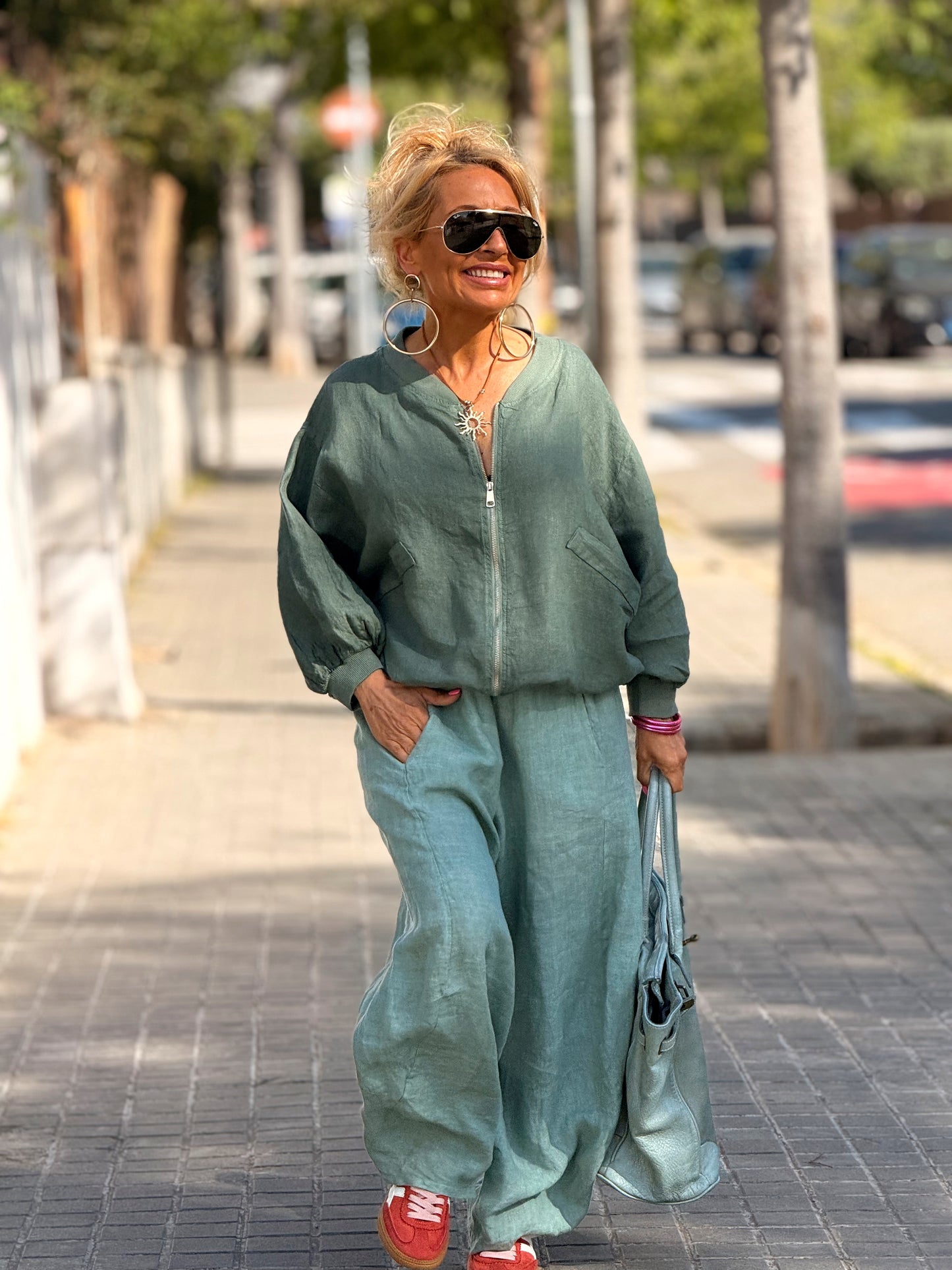 BOMBER LINO CAMILLE MULTICOLOR