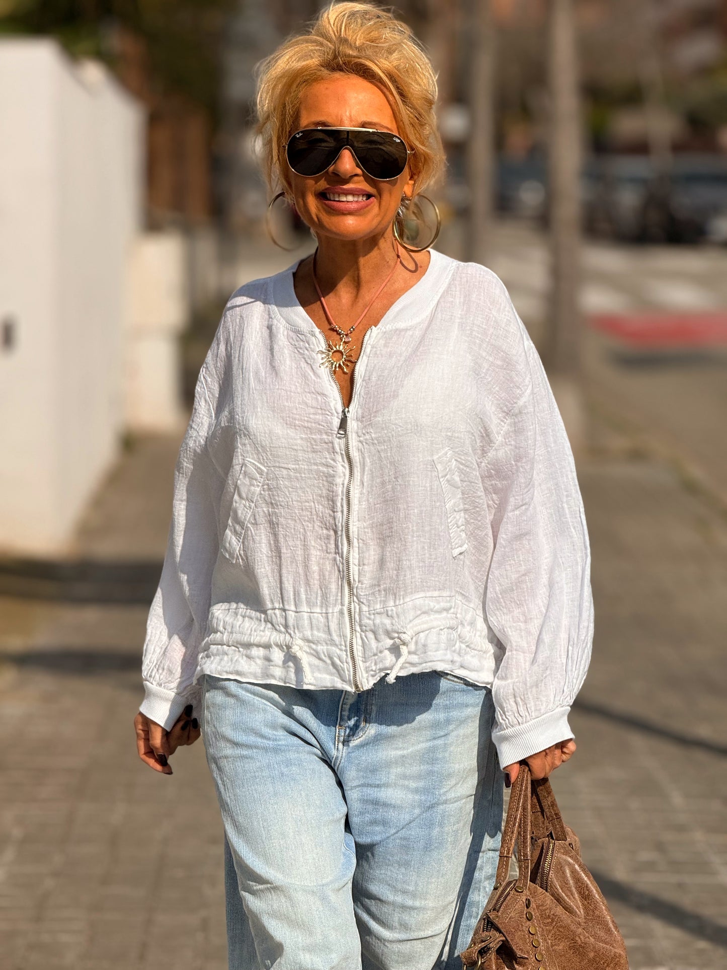 BOMBER LINO CAMILLE MULTICOLOR