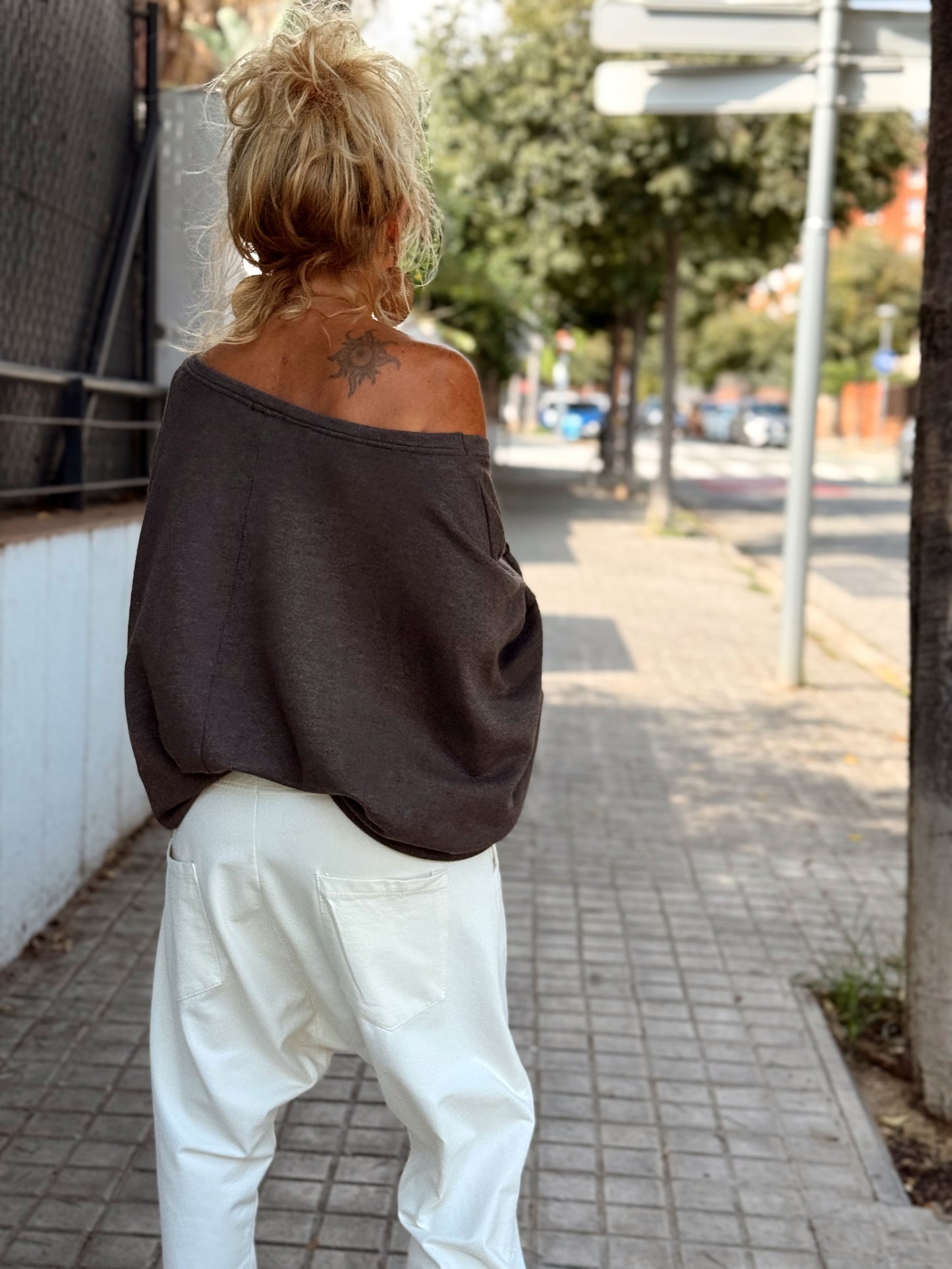 SUDADERA OVERSIZE MAELIS MULTICOLOR