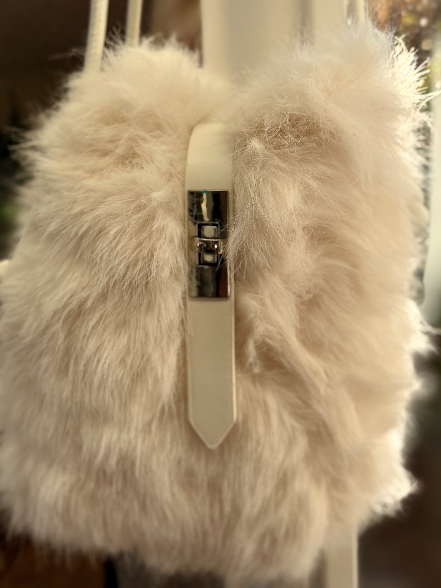 BOLSILLO DE OMBRO PELO SINTÉTICO MULTICOLOR