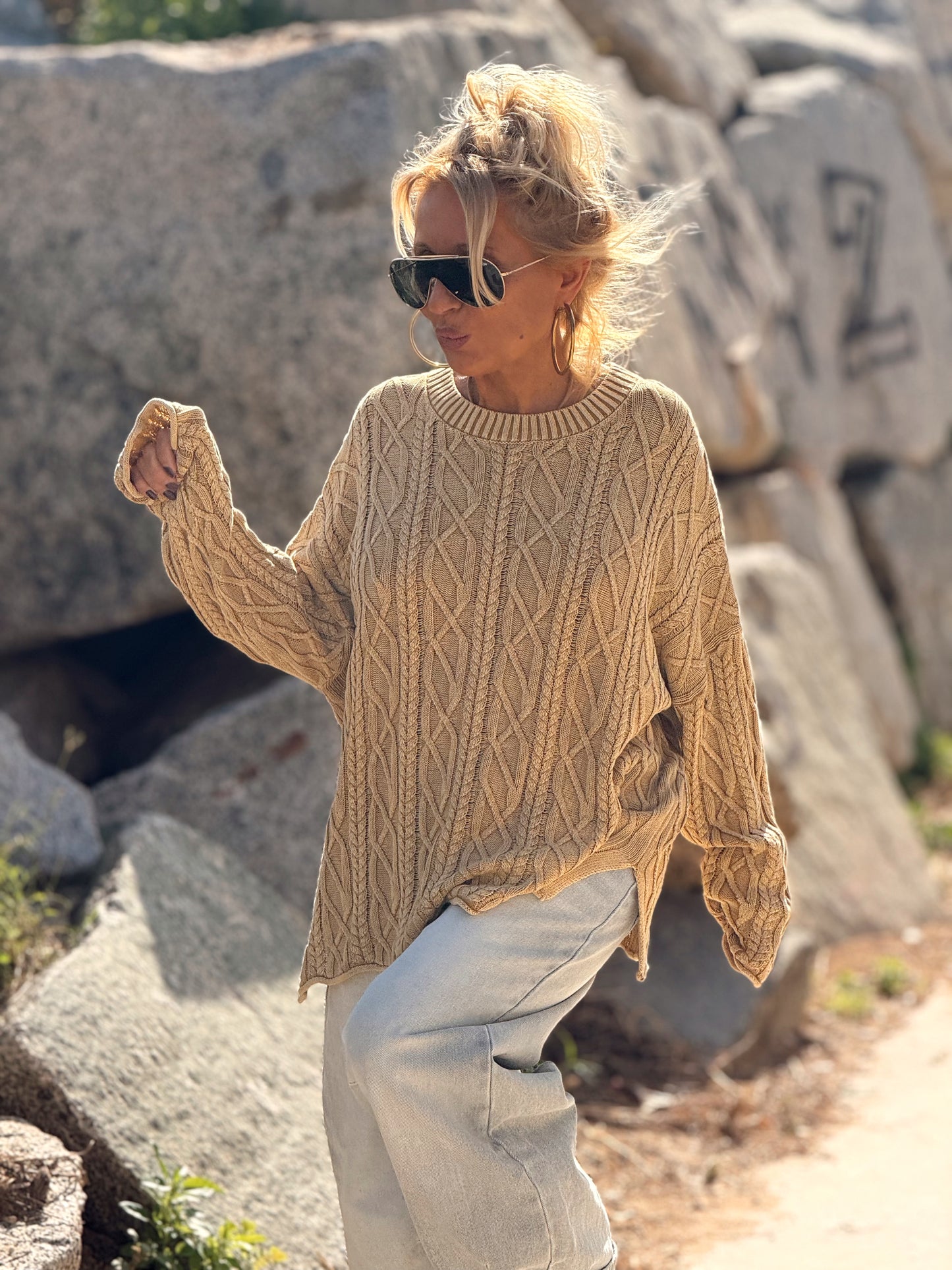 JERSEY ENTRELAZADO TAMARA MULTICOLOR