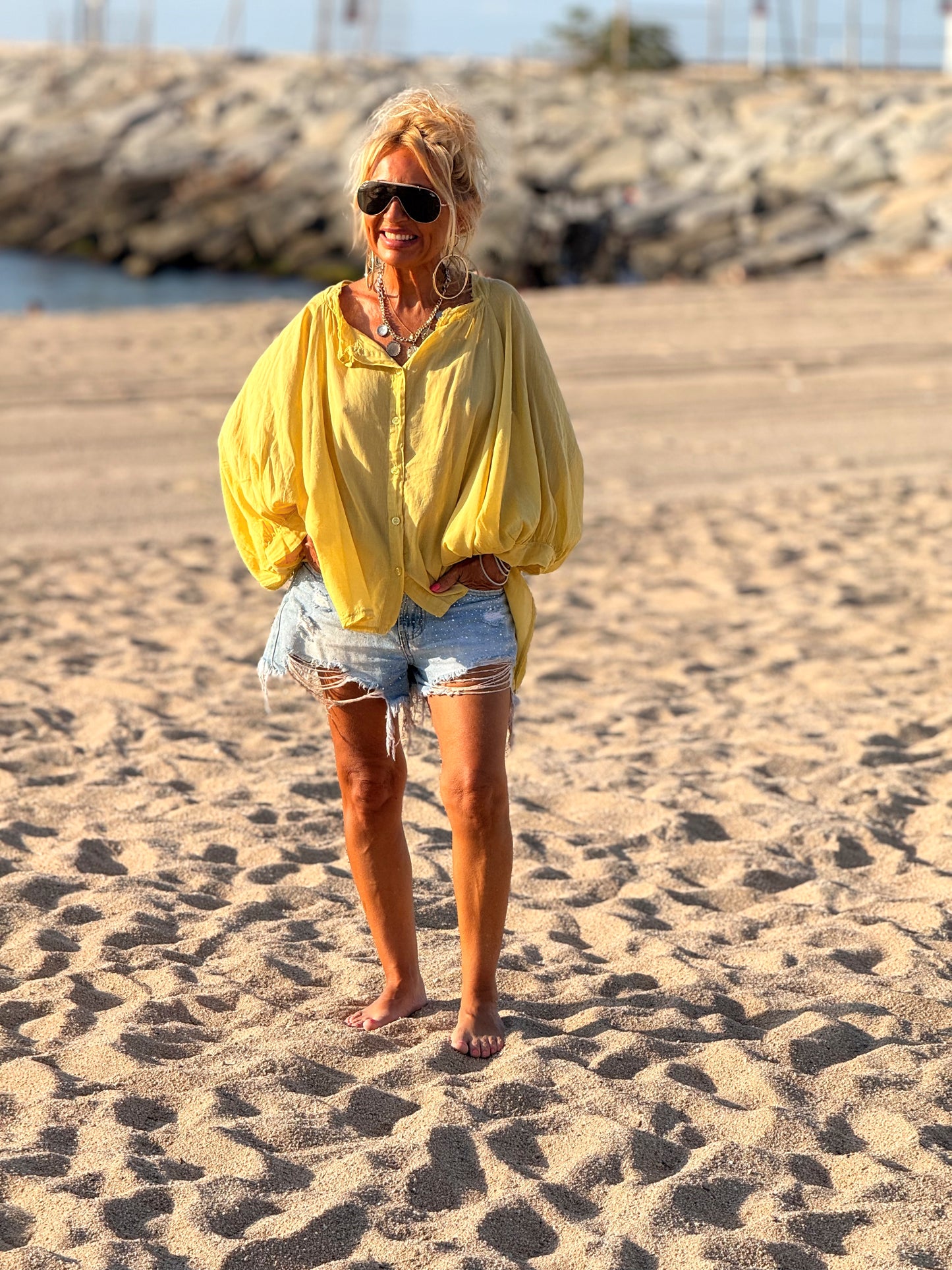 BLUSA OVERSIZE NINA MULTICOLOR