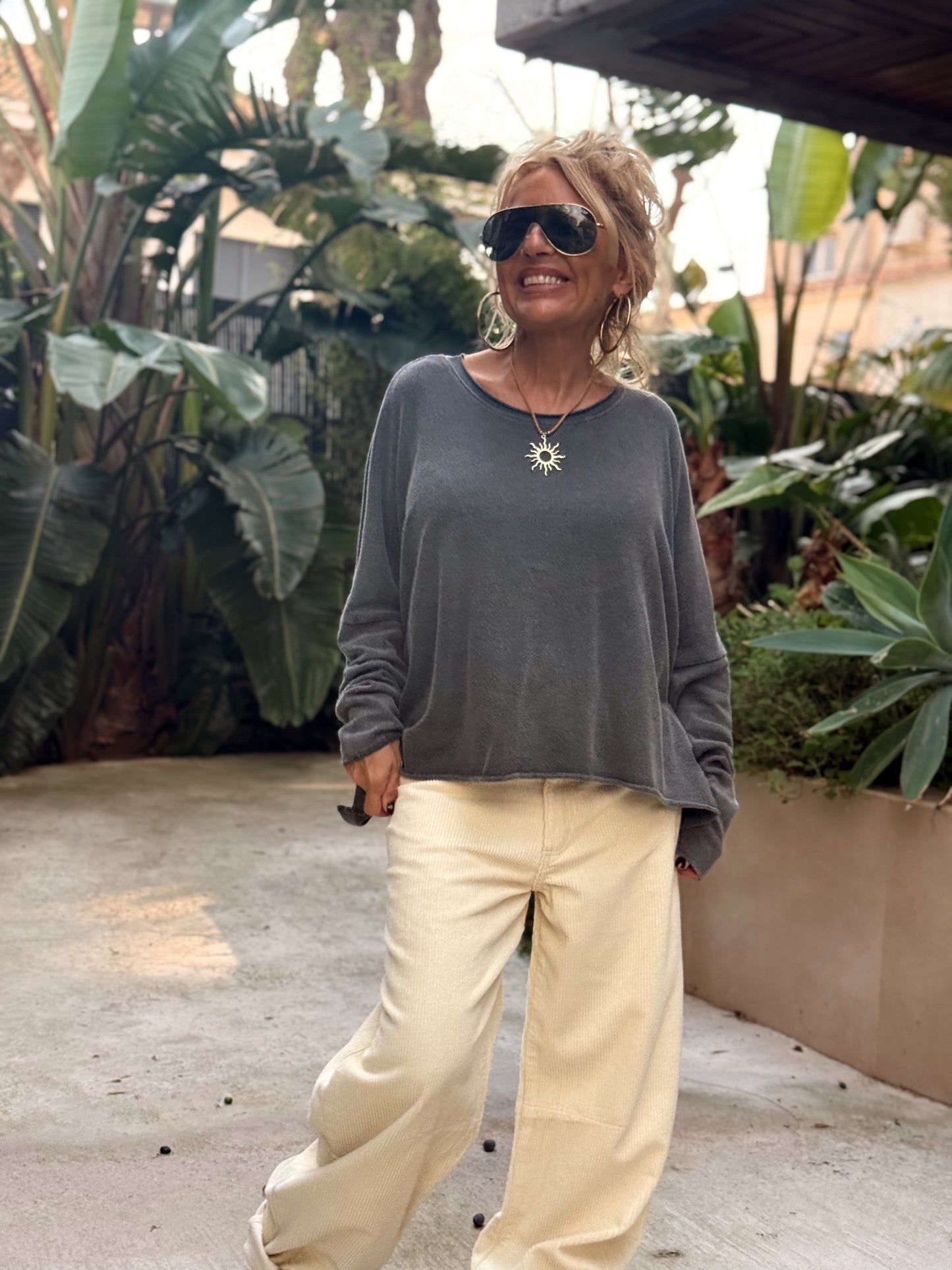 CAMISETA DESGASTADA OVERSIZE DANI MULTICOLOR