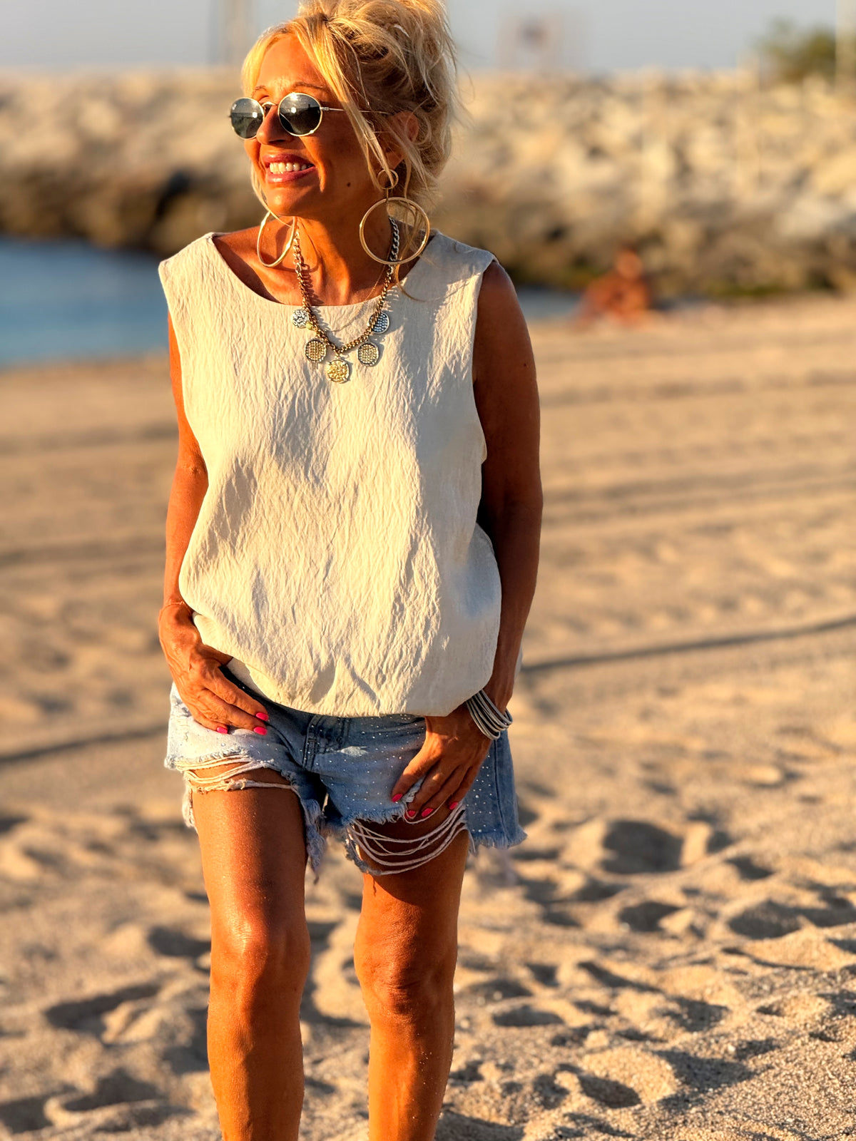 TOP ROCIO MULTICOLOR