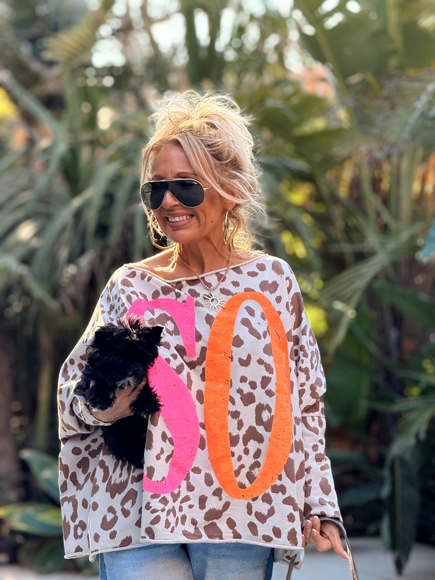 CAMISETA OVERSIZE ANIMAL PRINT