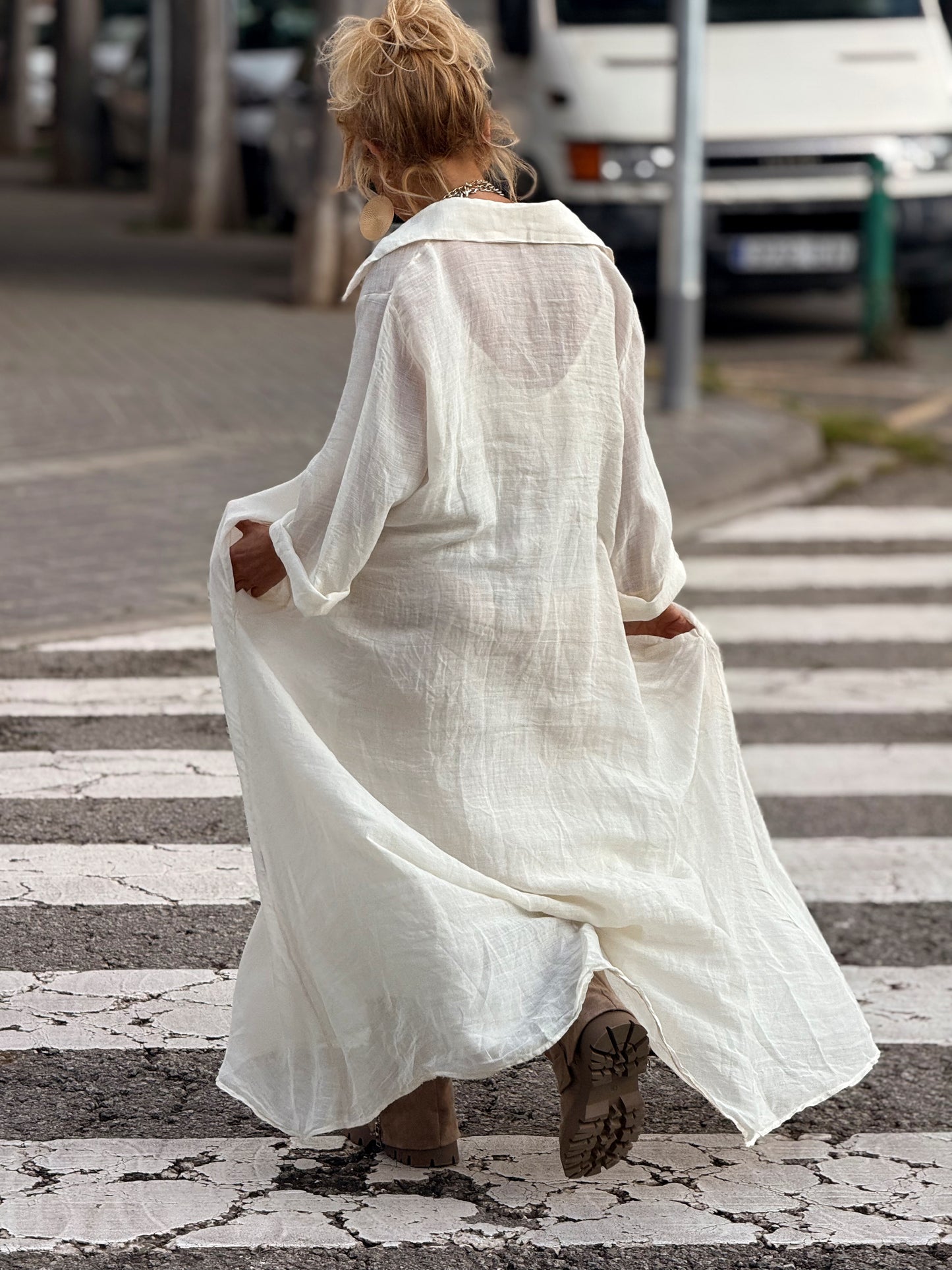 VESTIDO-CAMISA DOBLE ZAIRA MULTICOLOR