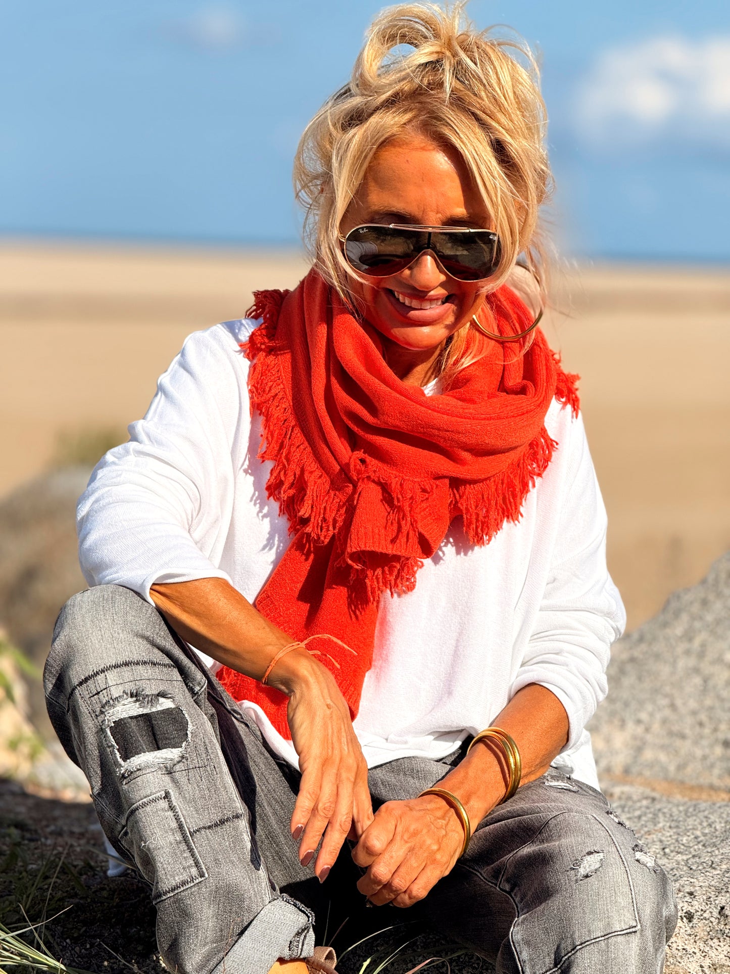 BUFANDA FLECOS CELINE MULTICOLOR