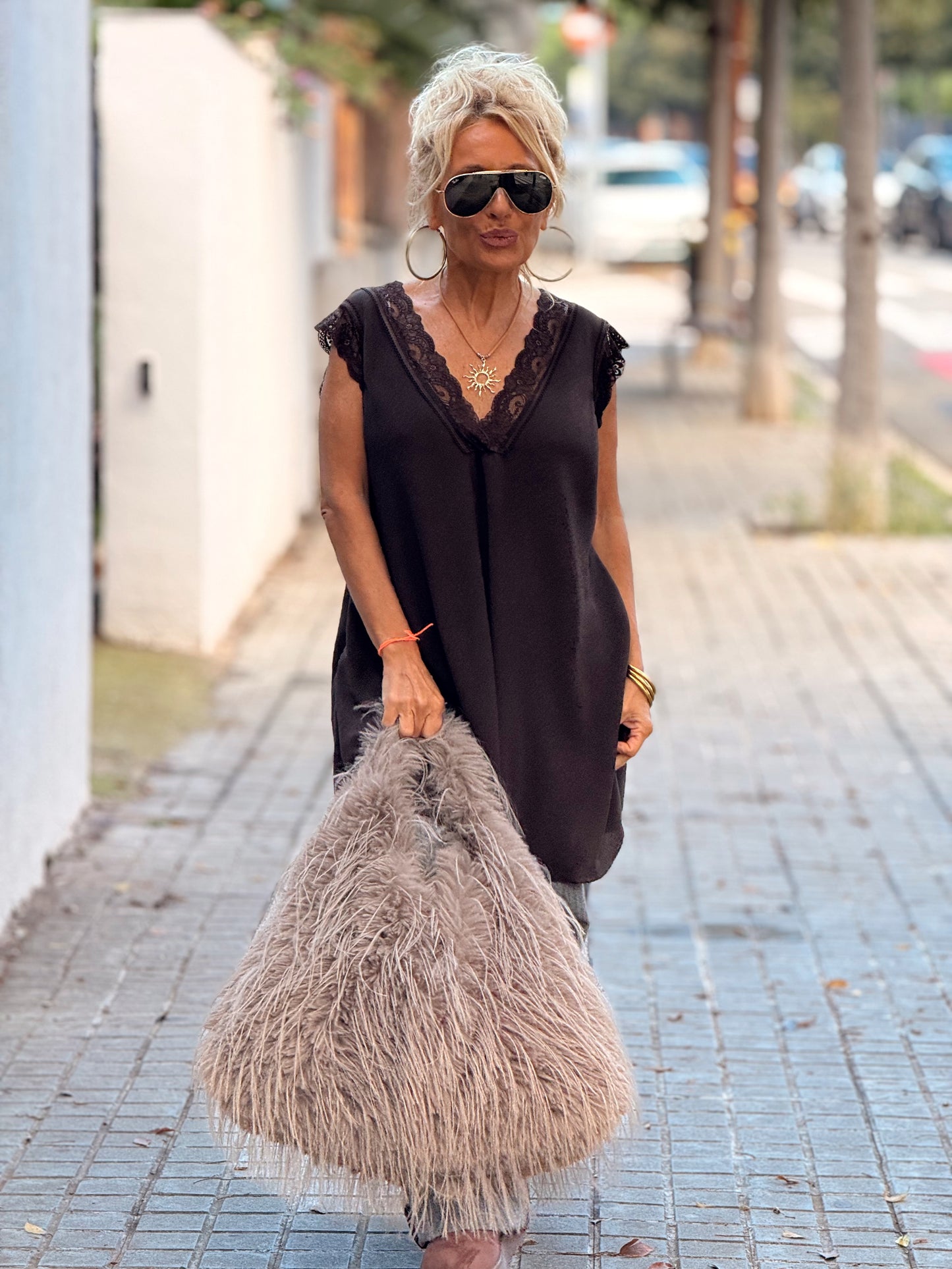 TOP LENCERO SUPER OVERSIZE MAGALY MULTICOLOR