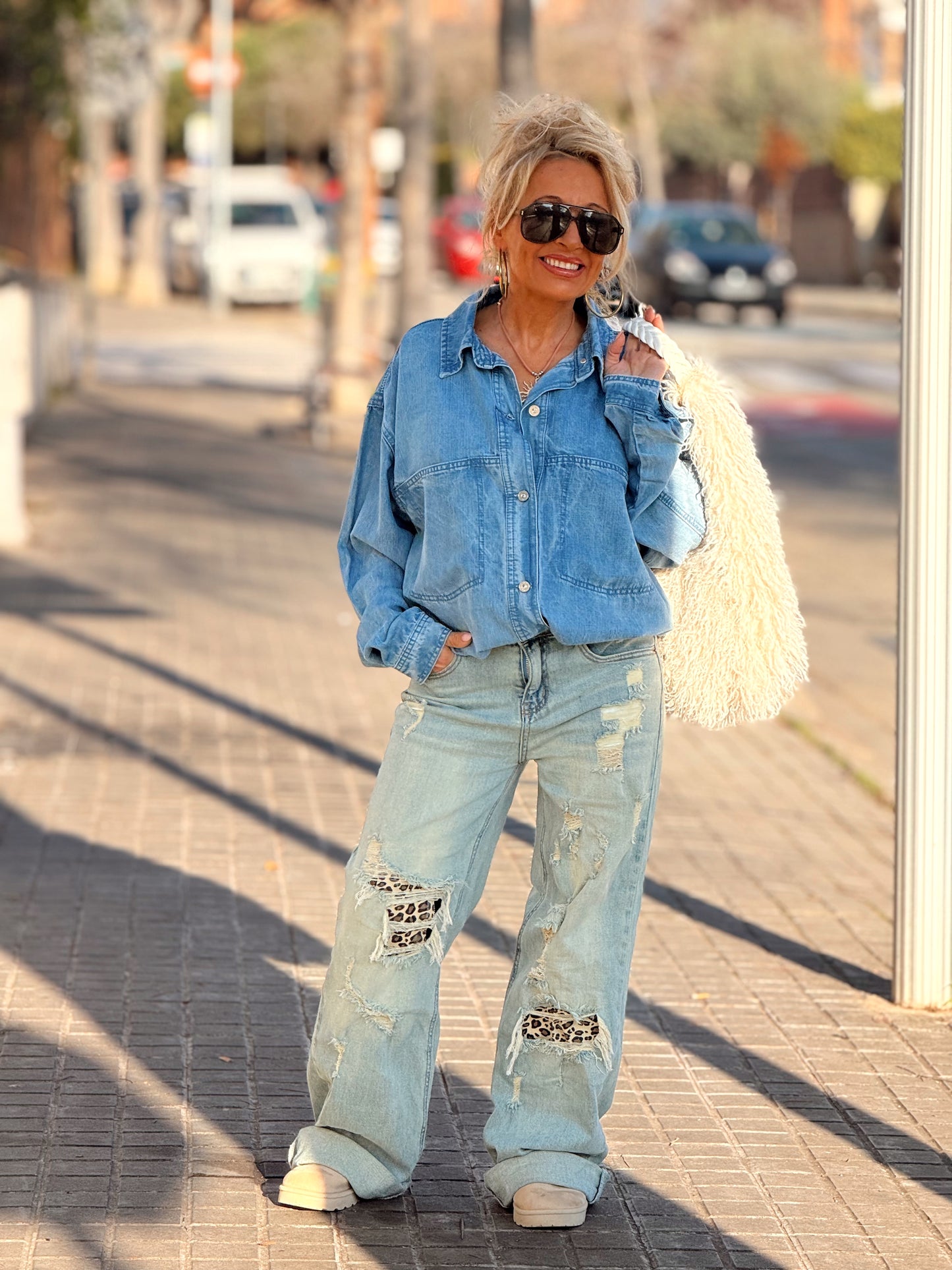 CAMISA CON BOLSILLOS GARRY TEJANO