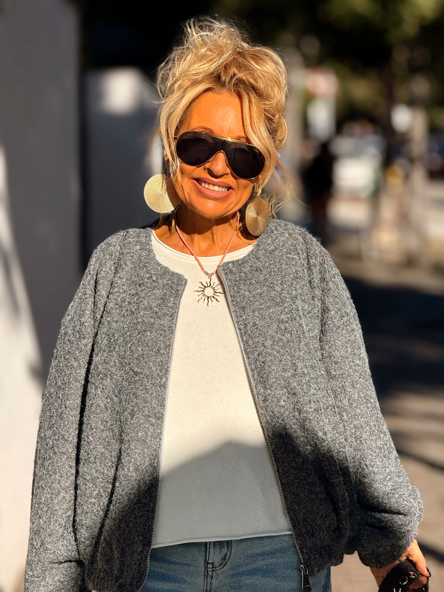 BOMBER DELIA MULTICOLOR