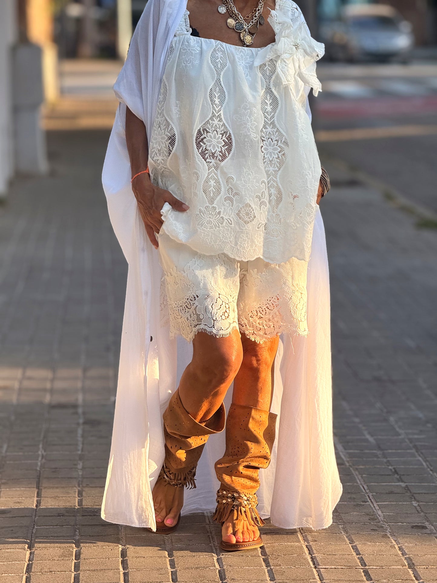 VESTIDO- TÚNICA SUPER OVERSIZE SANDRINE MULTICOLOR