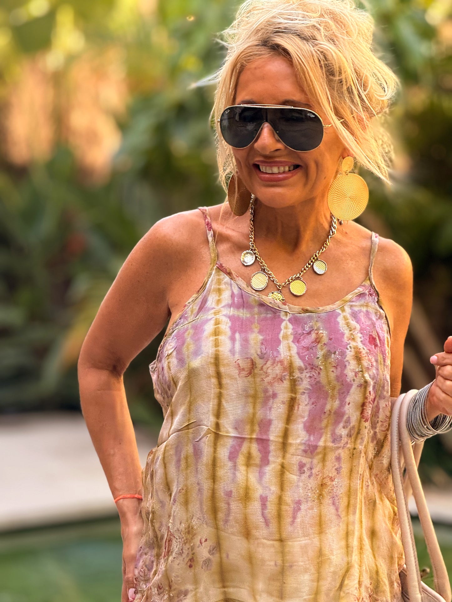TOP TIRANTES CREPE SEDA INDY MULTICOLOR