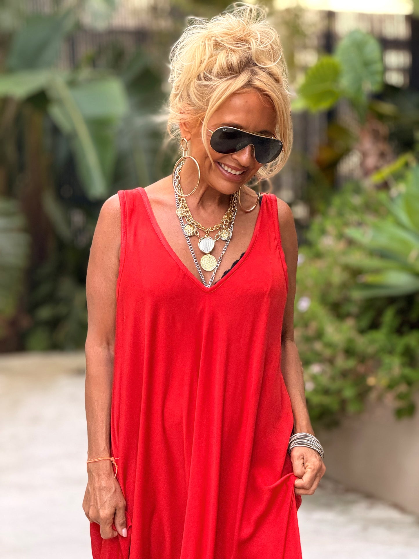 VESTIDO OVERSIZE AMANDINE MULTICOLOR