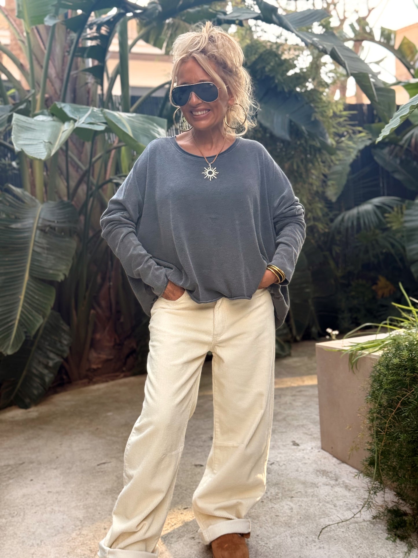 CAMISETA DESGASTADA OVERSIZE DANI MULTICOLOR