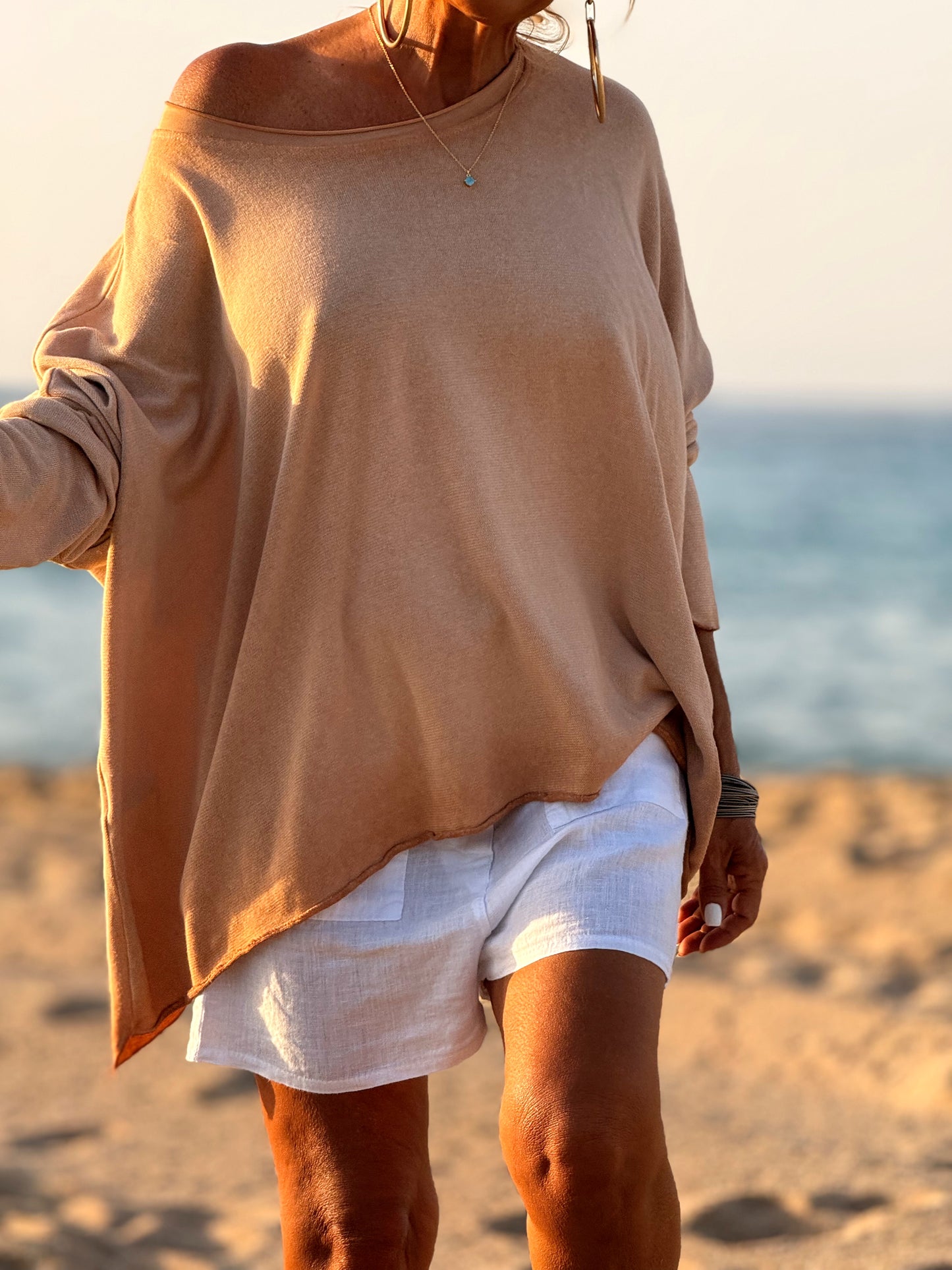 CAMISETA DESGASTADA SUPER OVERSIZE DANI MULTICOLOR