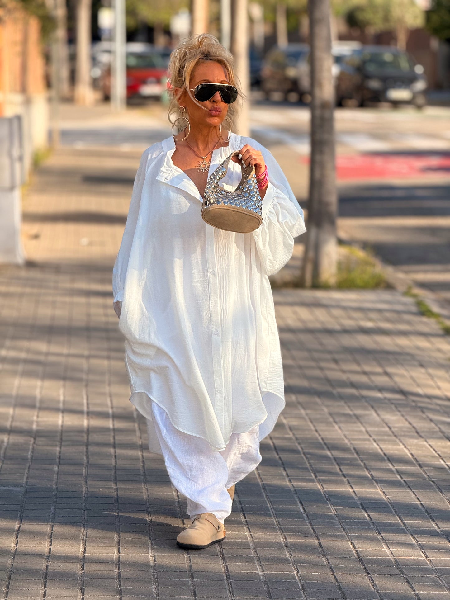 VESTIDO OVERSIZE NINA MULTICOLOR