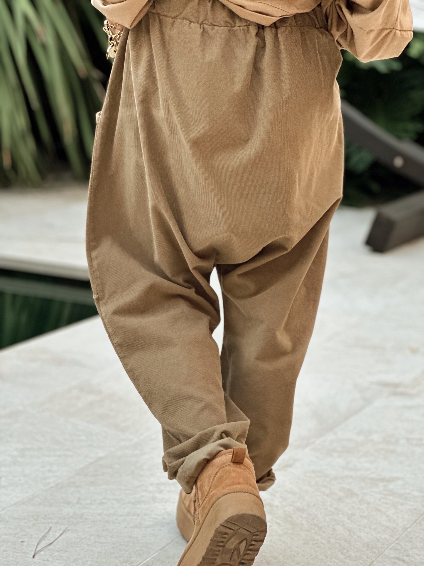 PANTALON OVERSIZE PANA JEROME CAMEL