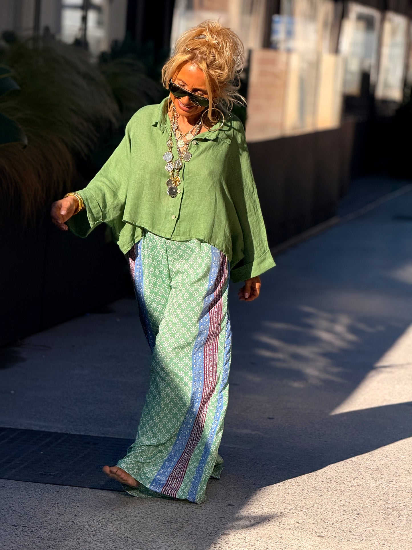 PANTALON HIPPIE CHIC ESTAMPADO MULTICOLOR