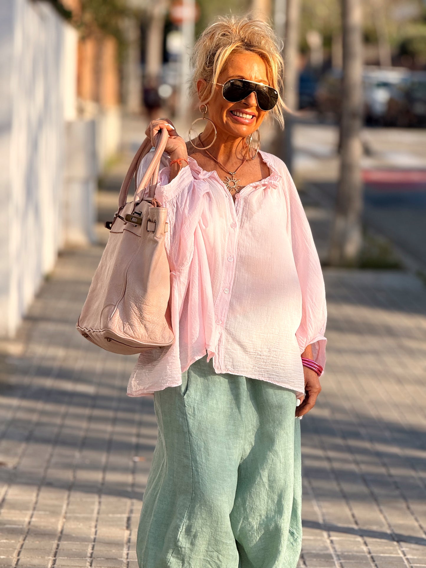 BLUSA OVERSIZE NINA MULTICOLOR