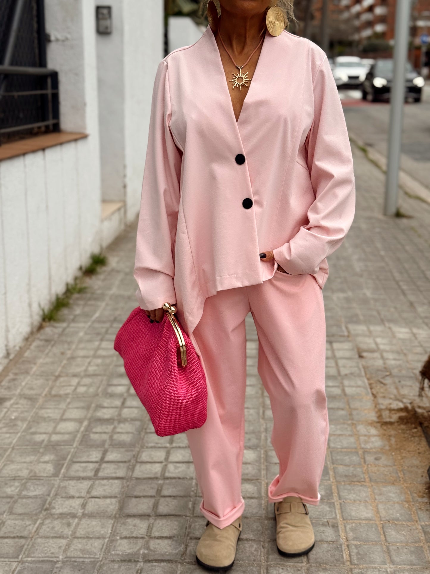 CHAQUETA ASIMÉTRICO VALERIA MULTICOLOR