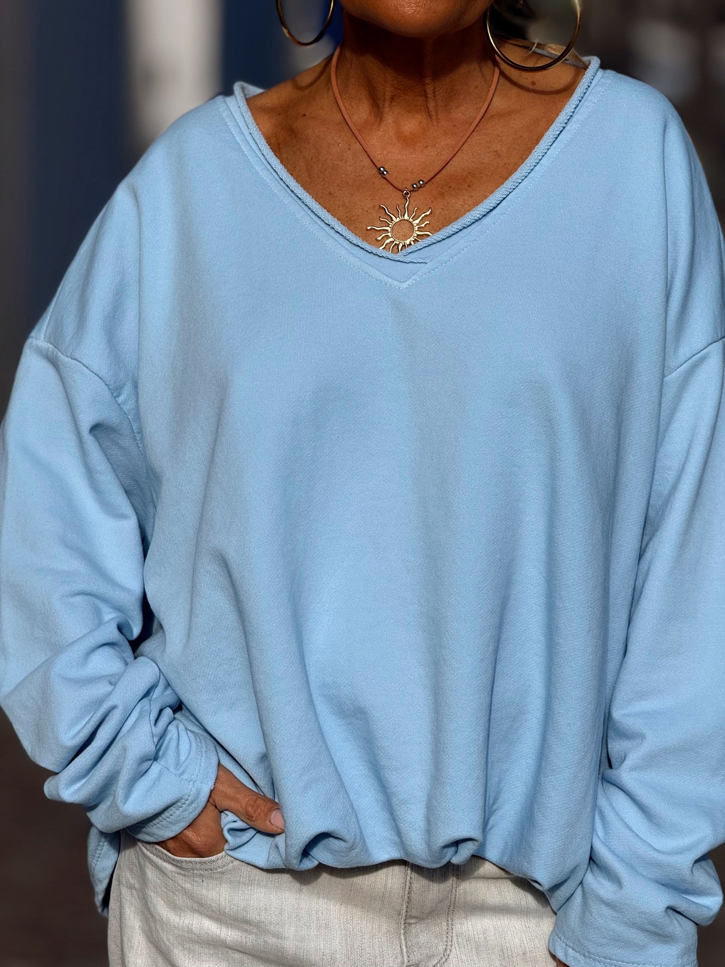 SUDADERA OVERSIZE FILOMENA MULTICOLOR