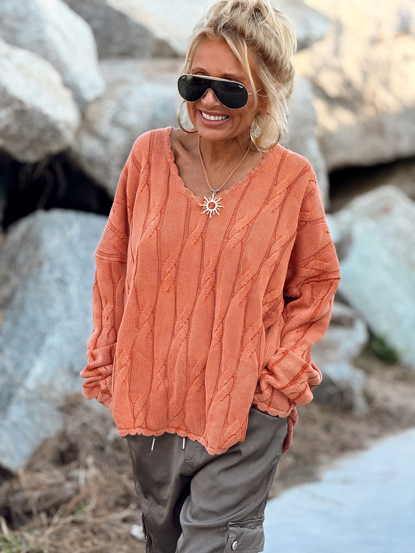 JERSEY PICO ENTRELAZADO RAQUEL MULTICOLOR