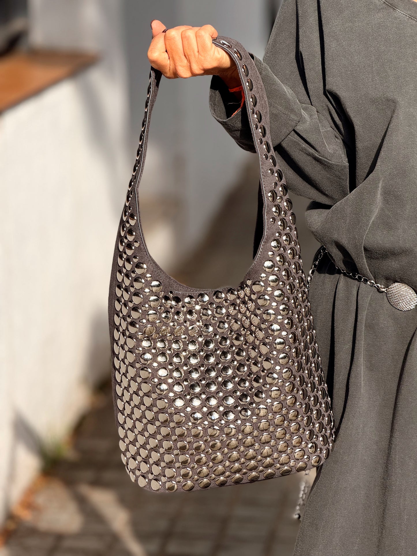 BOLSO TACHAS MULTICOLOR