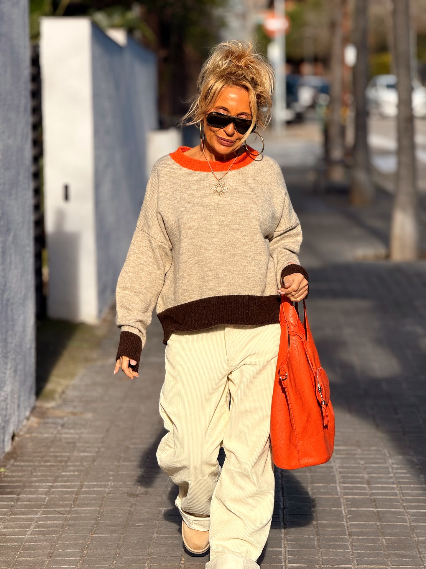 JERSEY DE PUNTO BEATRIZ MULTICOLOR