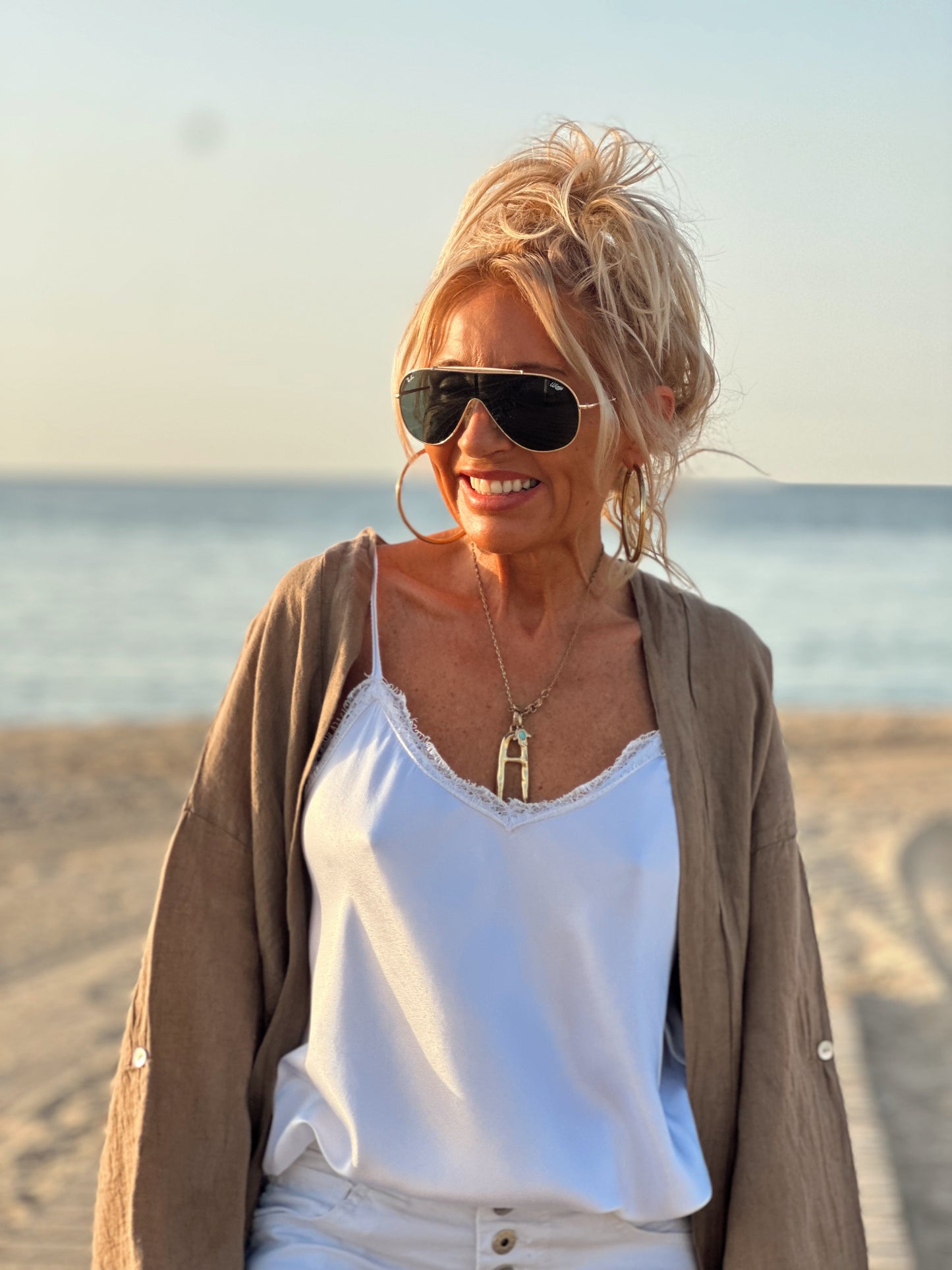 CHAQUETA LINO BETTY MULTICOLOR