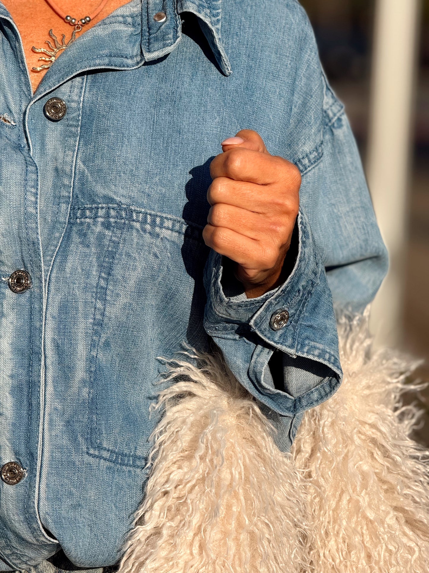 CAMISA CON BOLSILLOS GARRY TEJANO