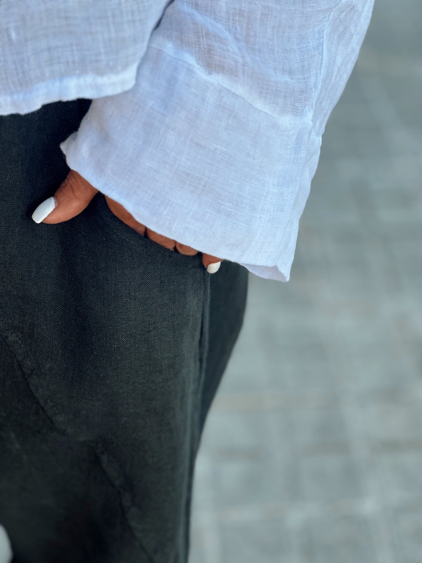 CAMISA LINO CROP-TOP MULTICOLOR