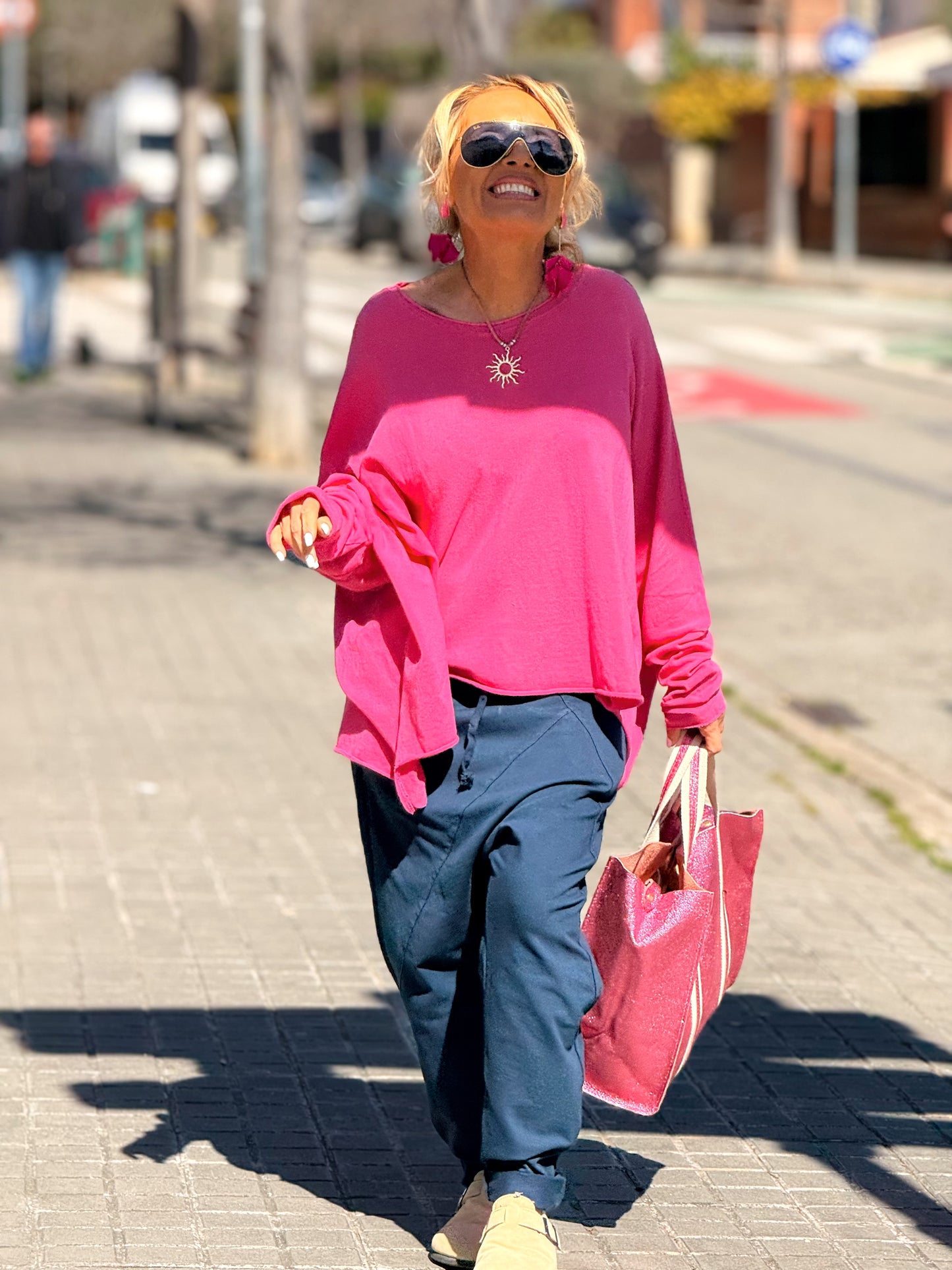 BOLSO BRILLANTE FARO MULTICOLOR