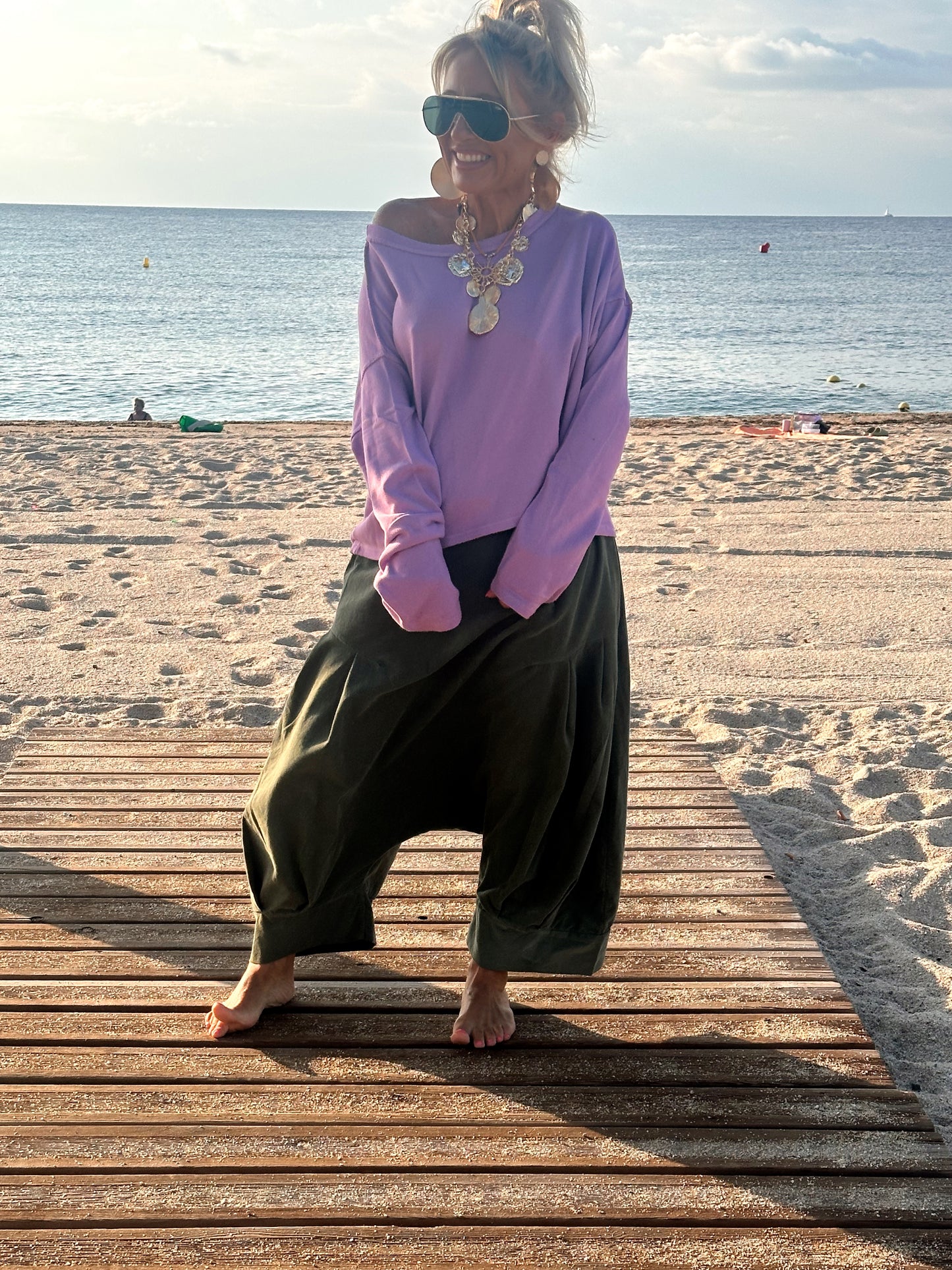 PANTALONES PANA CROPPED BAGGY OVERSIZE MULTICOLOR