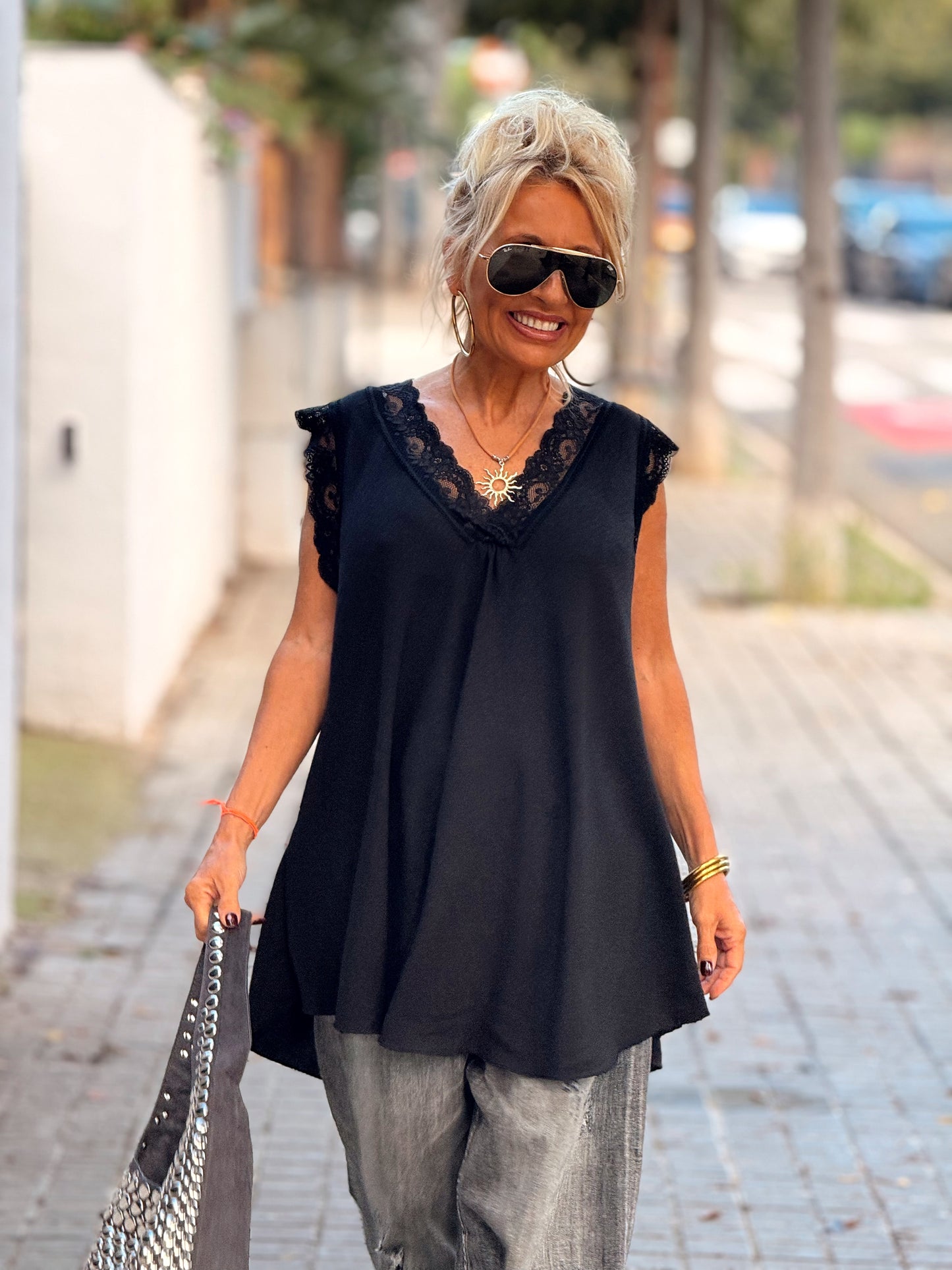 TOP LENCERO SUPER OVERSIZE MAGALY MULTICOLOR