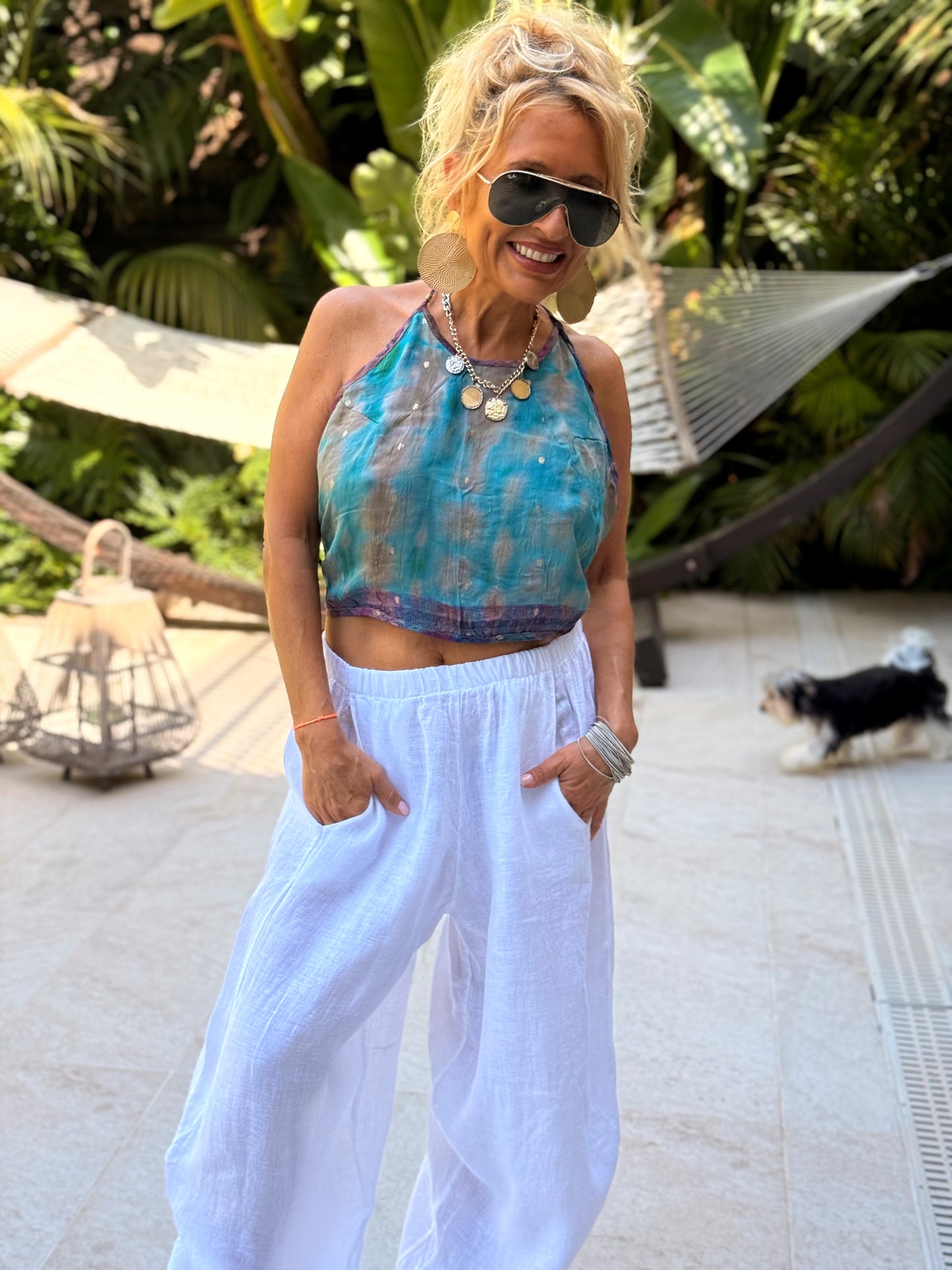 TOP CORTO INDY MULTICOLOR