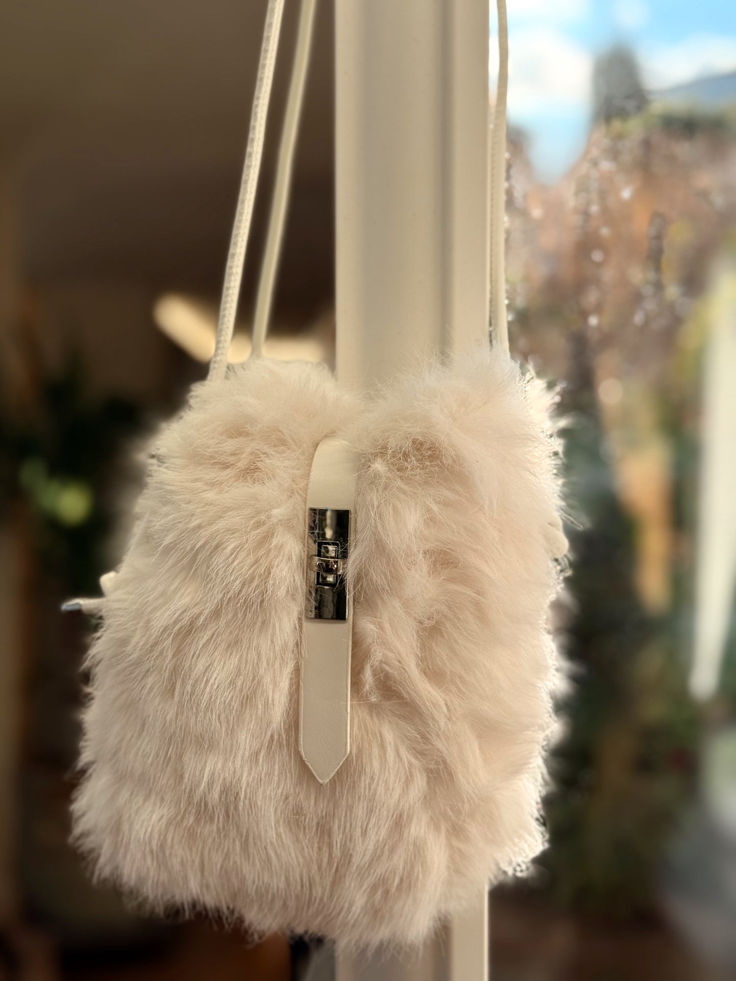 BOLSILLO DE OMBRO PELO SINTÉTICO MULTICOLOR